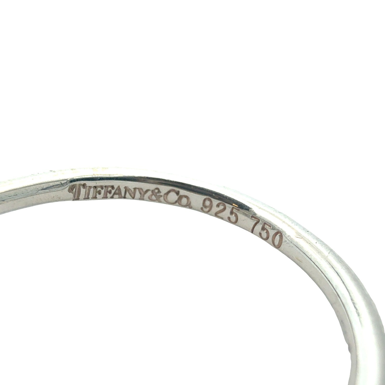 Tiffany&Co. Sterling Silver and 18k Yellow Gold Love Knot Ring6