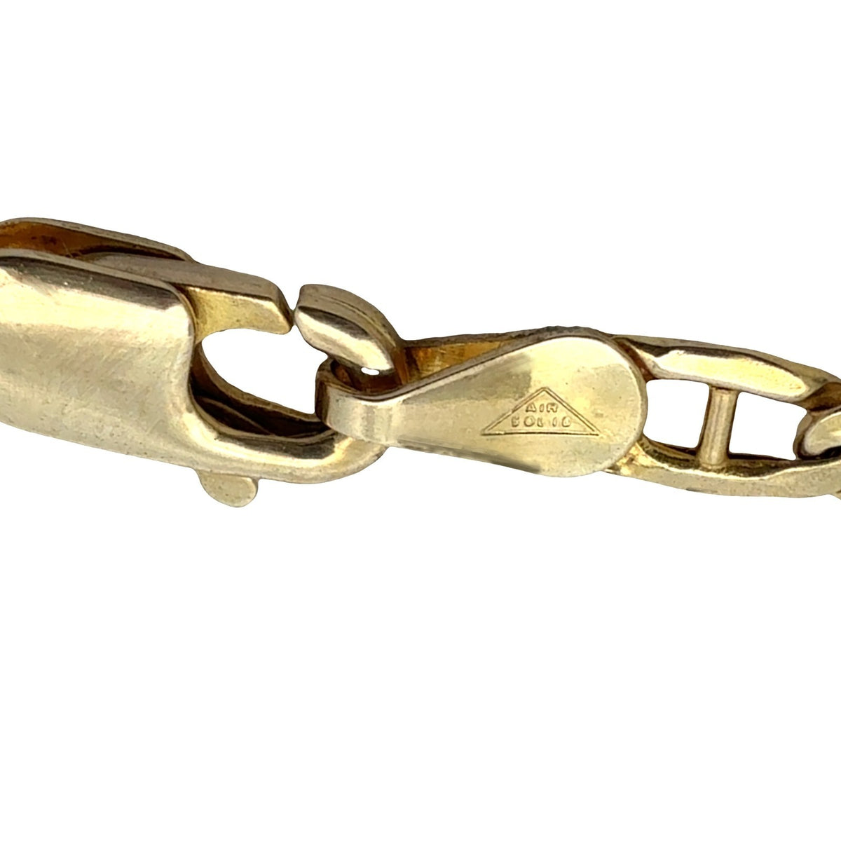 14k Yellow Gold Mariner Link Chain Necklace 20"6