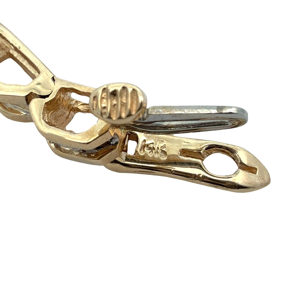 14K Yellow Gold 1.00cttw Channel Set Diamond Bar Link Tennis Bracelet7