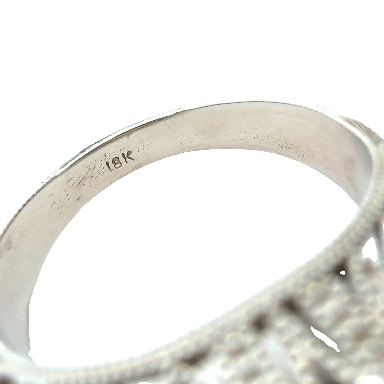 NEW 18k White Gold Filigree 1.75tcw Yellow Diamond Euro Cut Engagement Ring6
