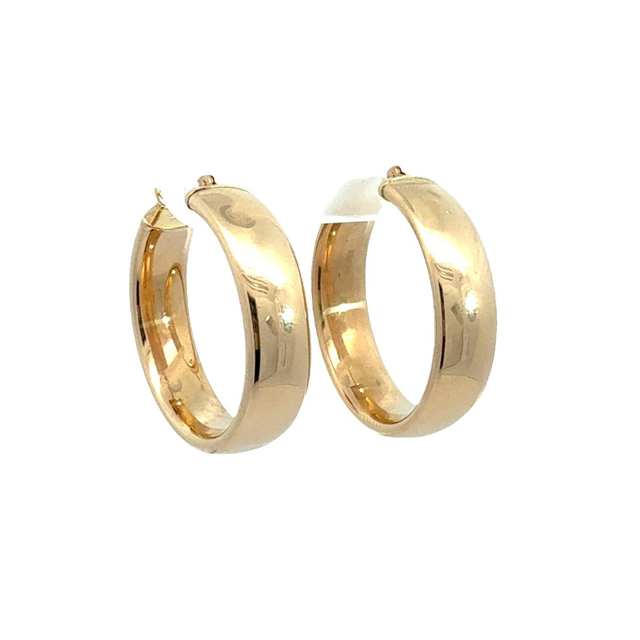Estate 14k Yellow Gold Hoop Earrings0