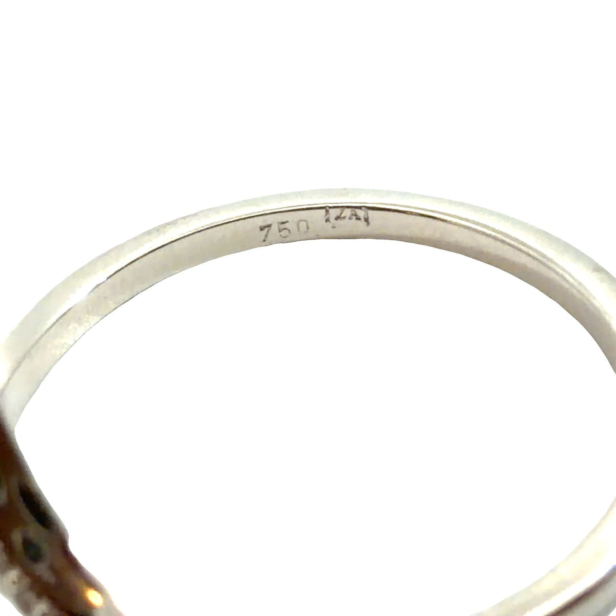 18k White Gold Salt & Pepper 0.82ctw(0.56ct) Pear Diamond Engagement Ring & Band7