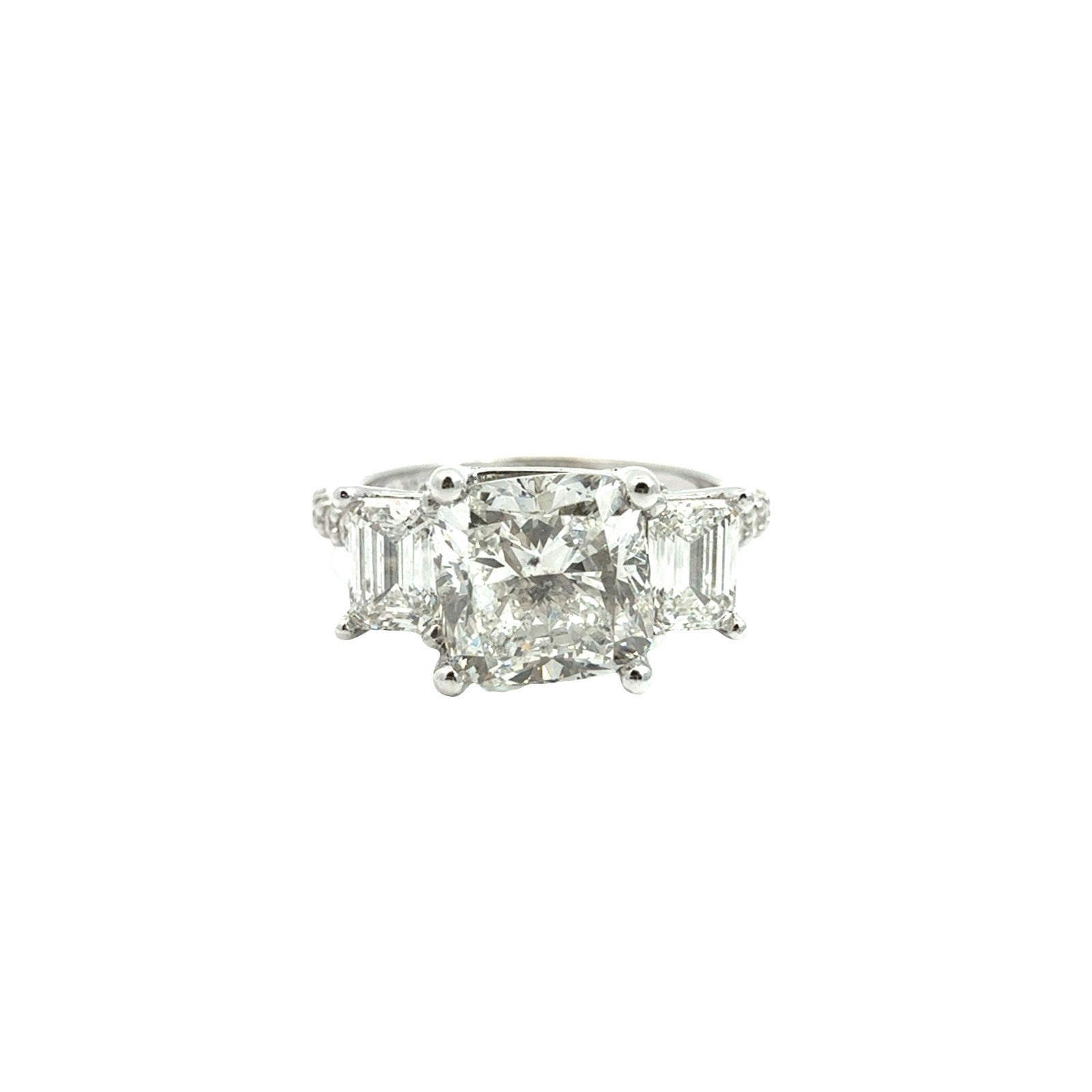 Pnina Tornai 14k White Gold 3.30cttw Cushion-Cut Diamond Multi-Stone Bridal Set4