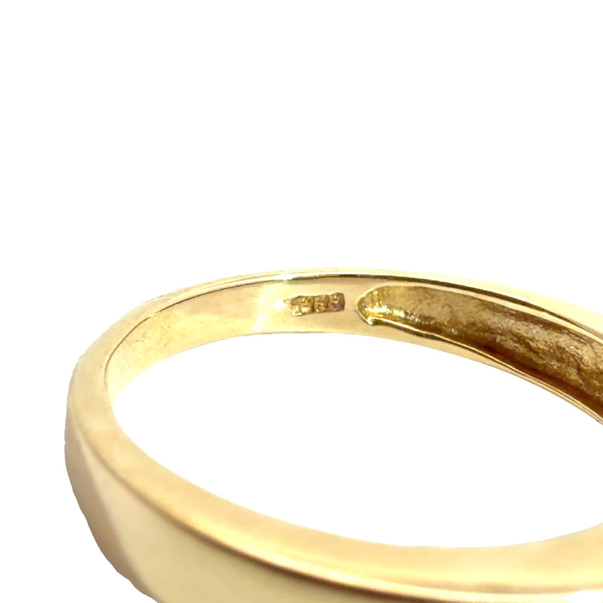 14k Yellow Gold 0.94tcw Emerald & 0.14cttw Diamond Ring Size 6.54