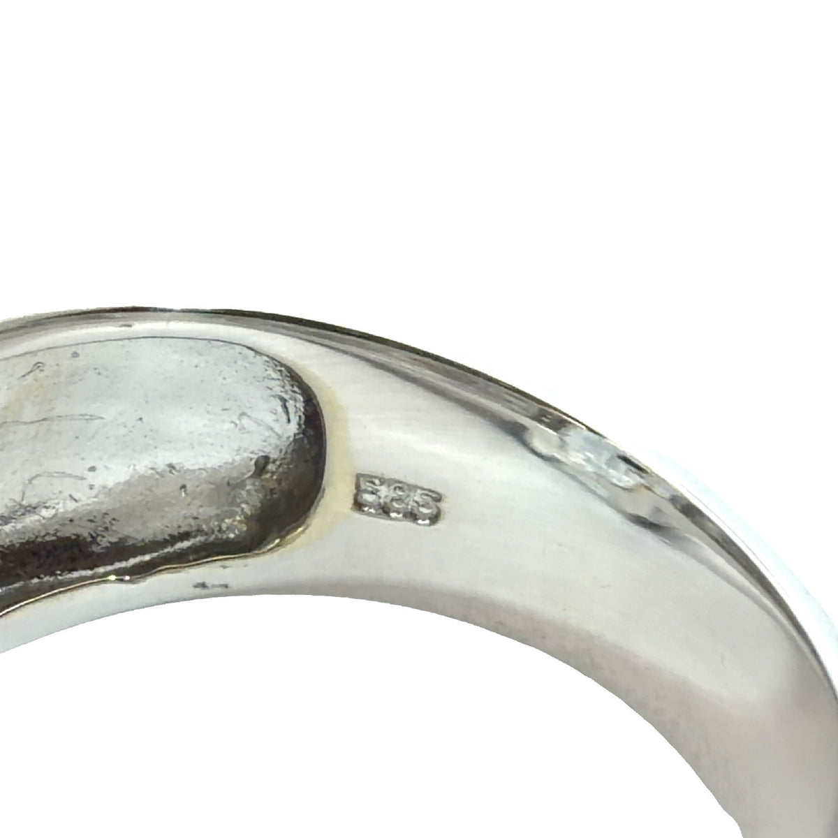14k White Gold 10.64cttw Aquamarine & 0.68cttw Pave Diamond Cocktail Ring Size 74