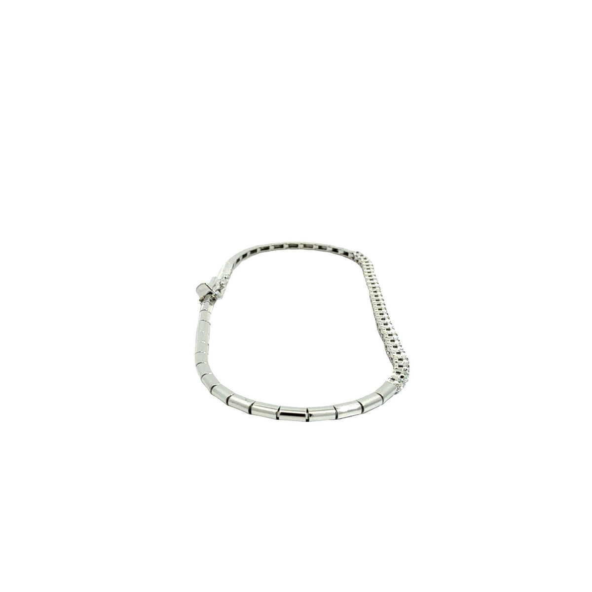 14k White Gold Half 0.21cttw Diamond Tennis Bracelet2