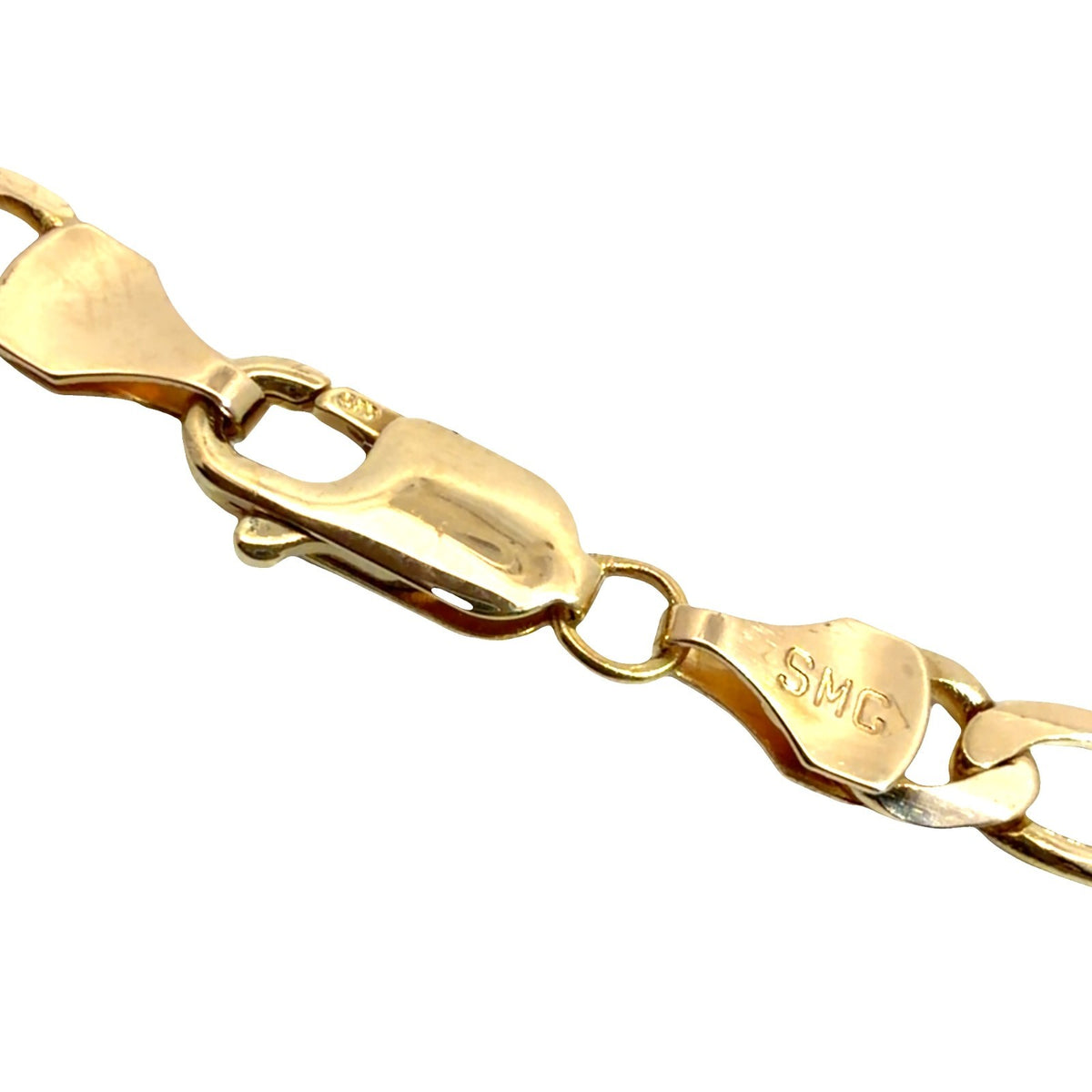 14k Yellow Gold Figaro Link Chain 20"3