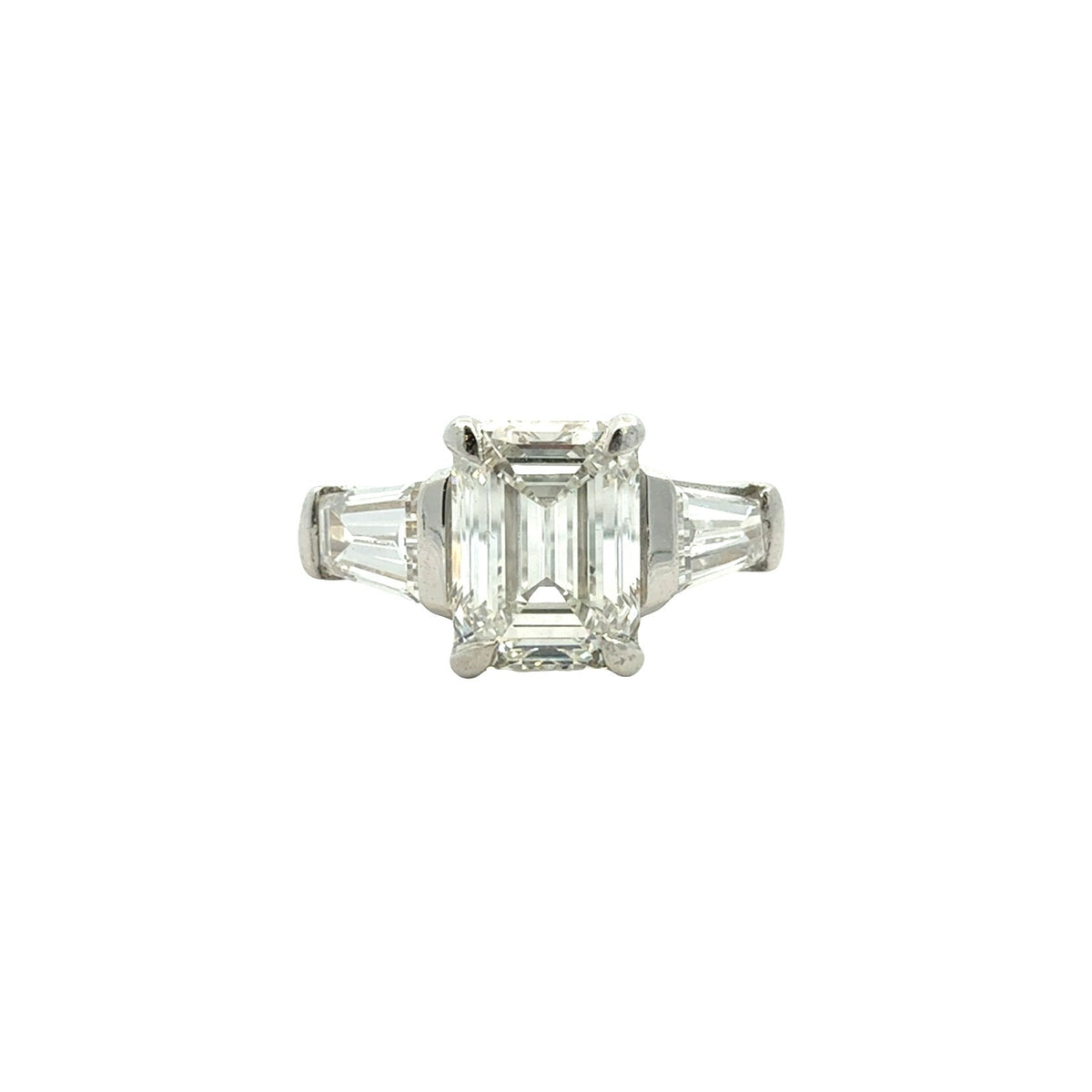 14k Yellow Gold and Platinum 2.73cttw Diamond Three-Stone Engagement Ring1