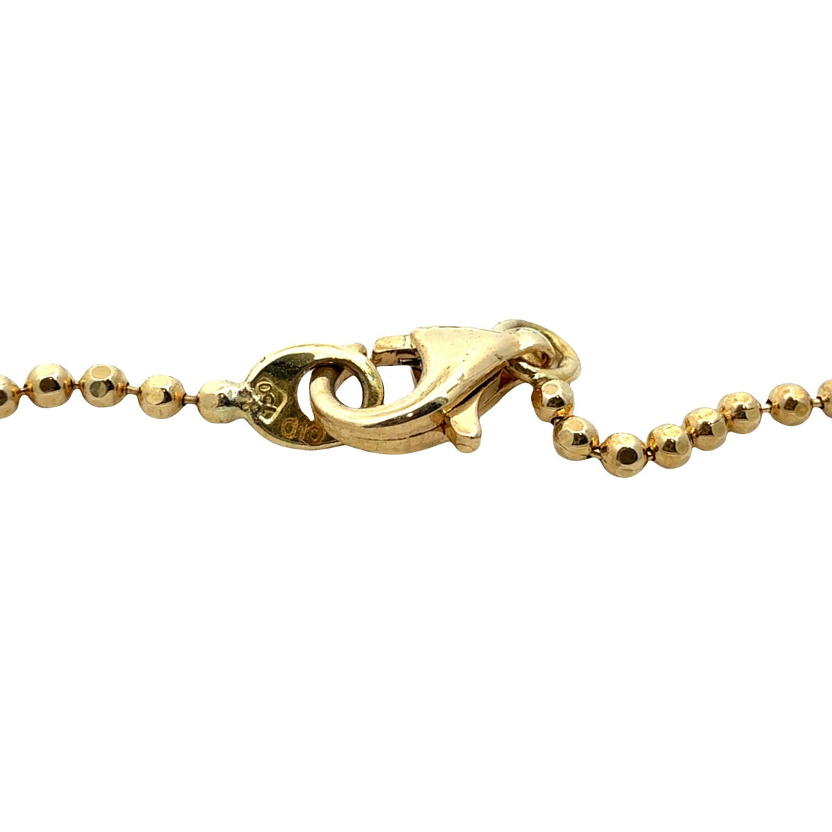18k Yellow Gold Alternating Multi-Stone Beaded Necklace6