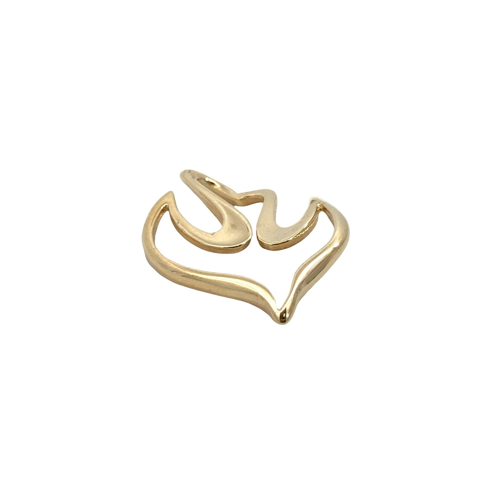 James Avery 14k Yellow Gold Openwork Dove Pendant4