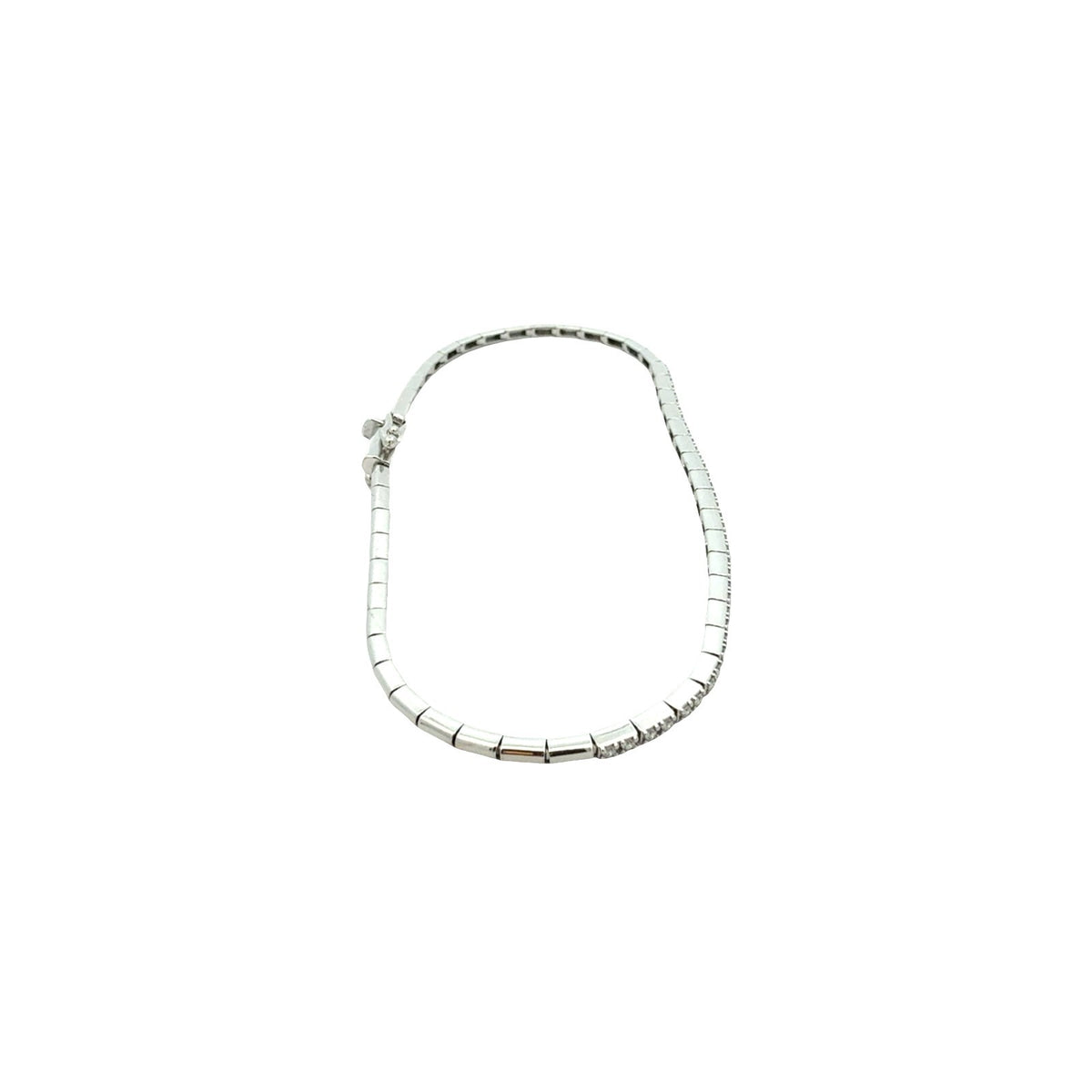 14k White Gold and 0.29cttw Diamond Bracelet3