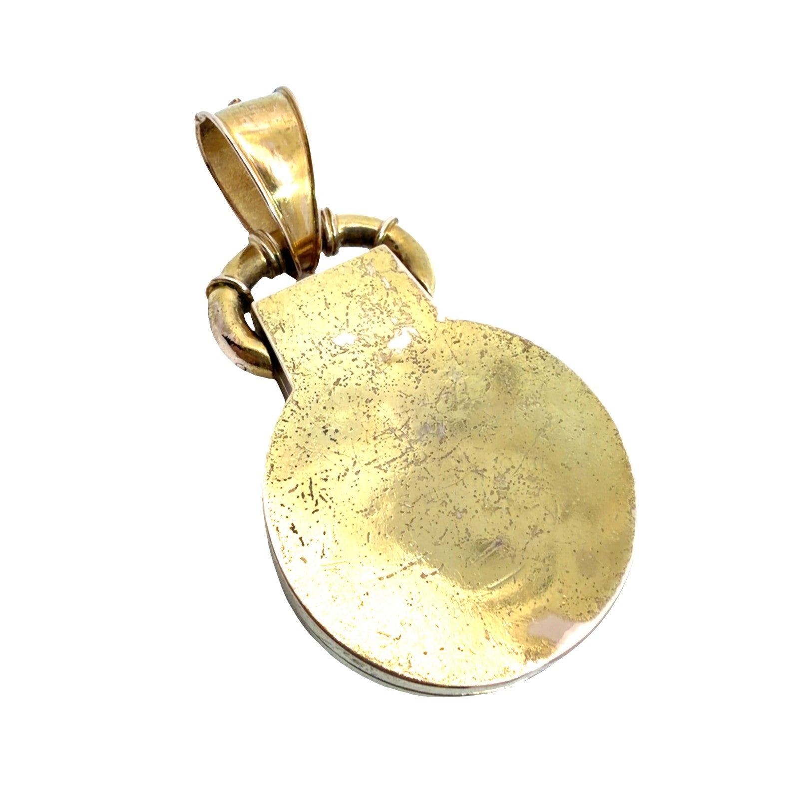 Antique Victorian 20k Yellow Gold 0.43ctw Rose Cut Diamond Locket Pendant5