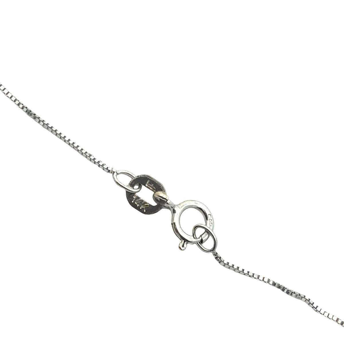 14k White Gold 0.45tcw Sapphire and 0.12cttw Diamond Floral Openwork Necklace6