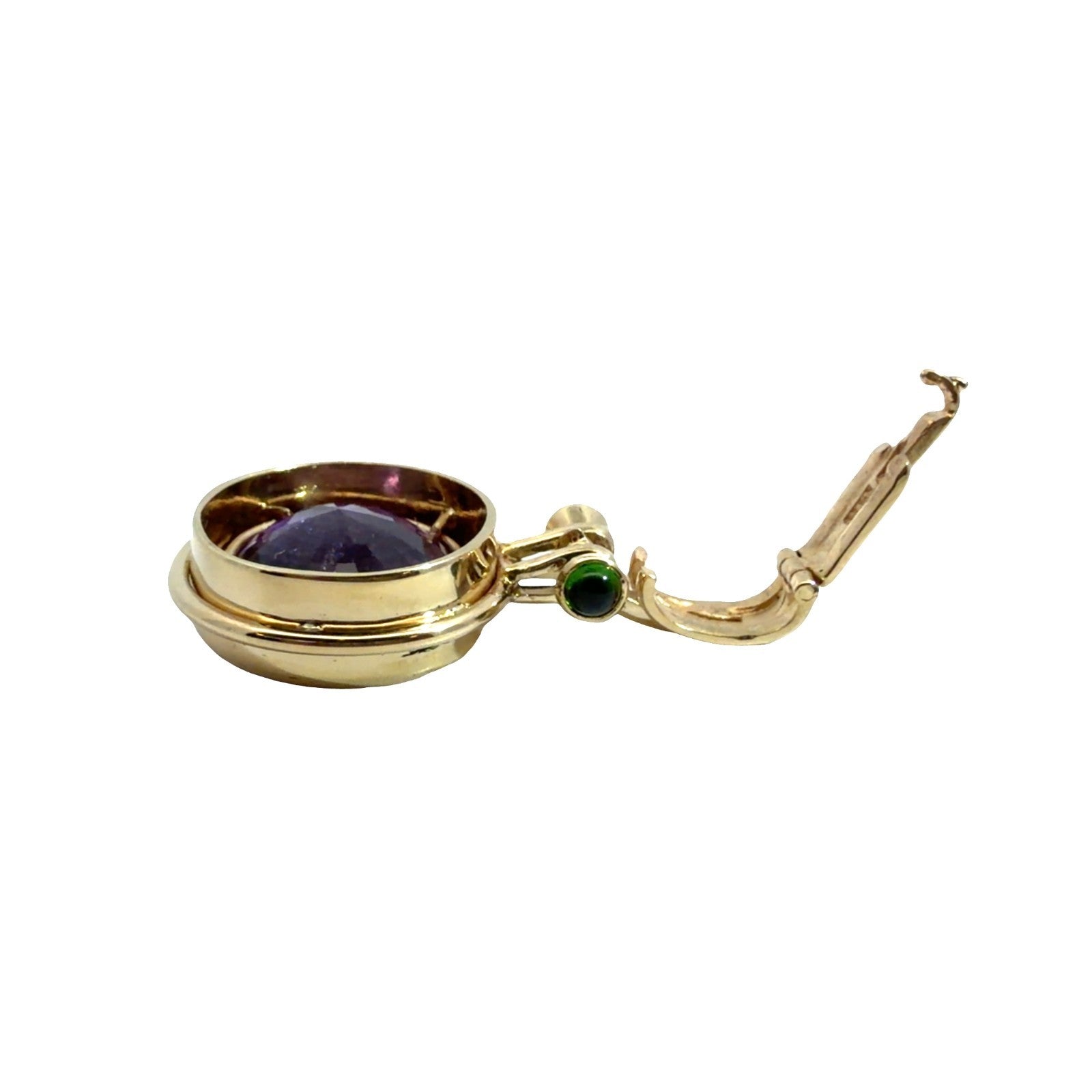 14k Yellow Gold Pendant with 12.91ctw Amethyst and Tourmaline6