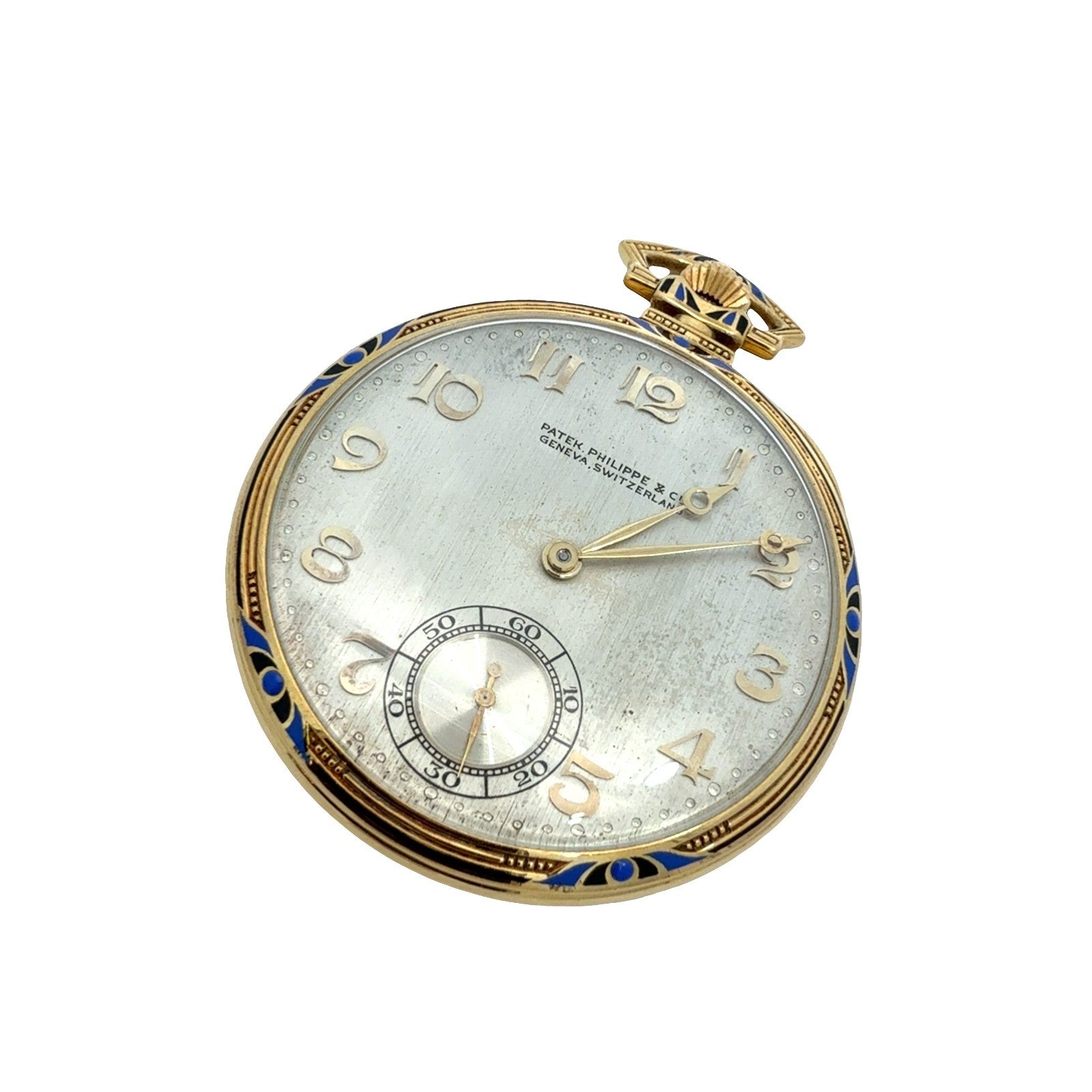 Patek Philippe 18k Yellow Gold Pocketwatch and 14k Yellow Gold Fob Chain10