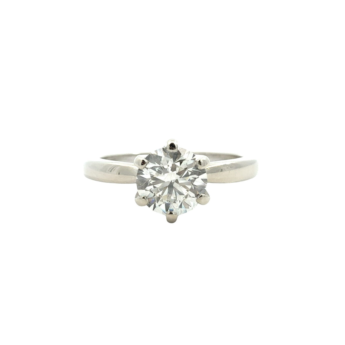 14k White Gold Solitaire 1.26tcw Lab-Grown Diamond Engagement Ring8