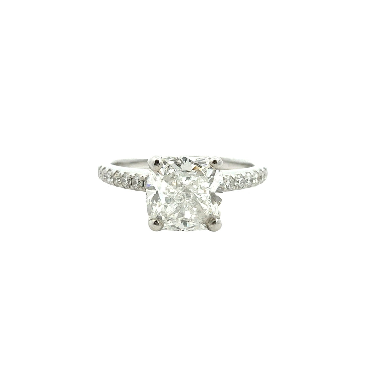 14k White Gold Cushion-Cut 2.26cttw Diamond Engagement Ring1