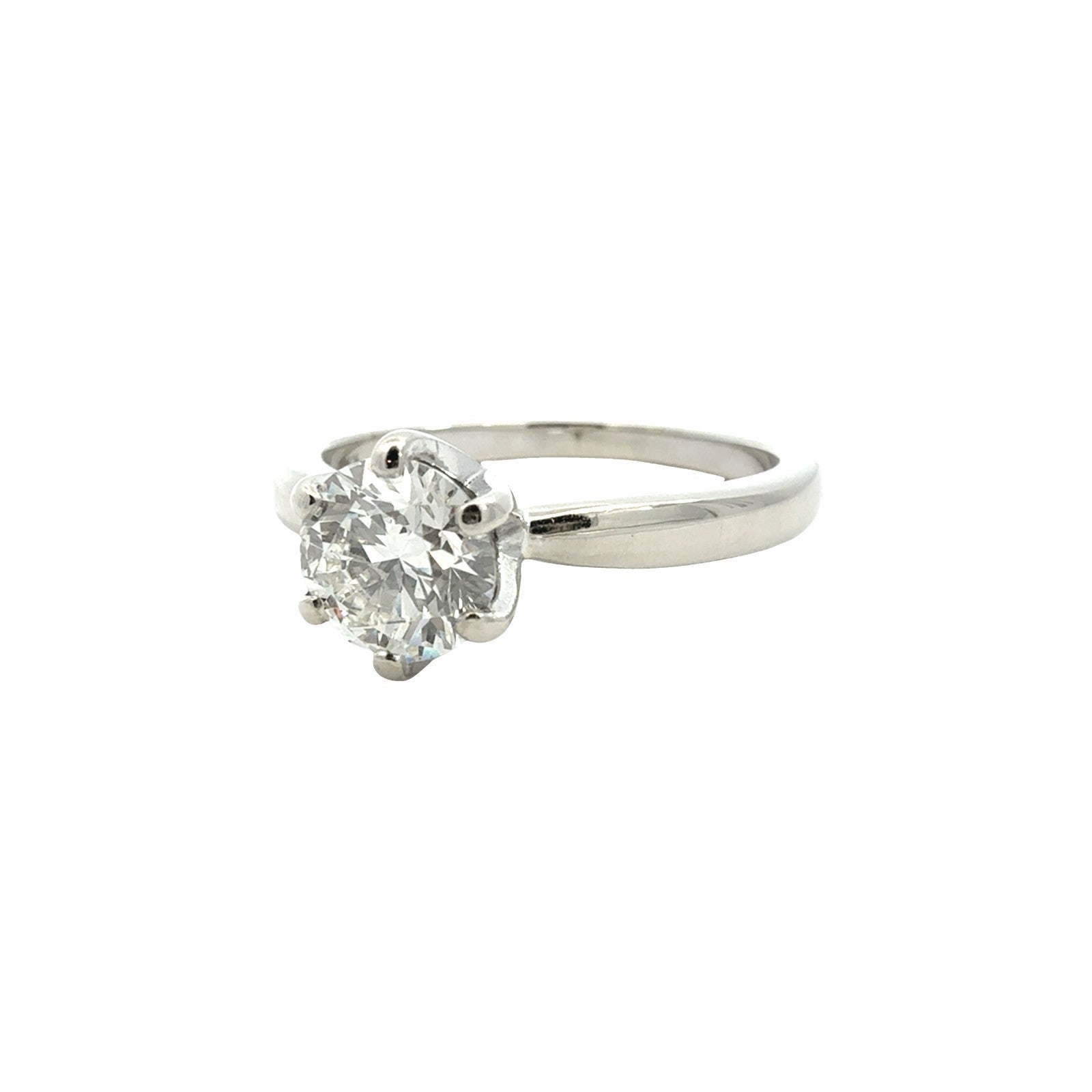 14k White Gold Solitaire 1.26tcw Lab-Grown Diamond Engagement Ring2