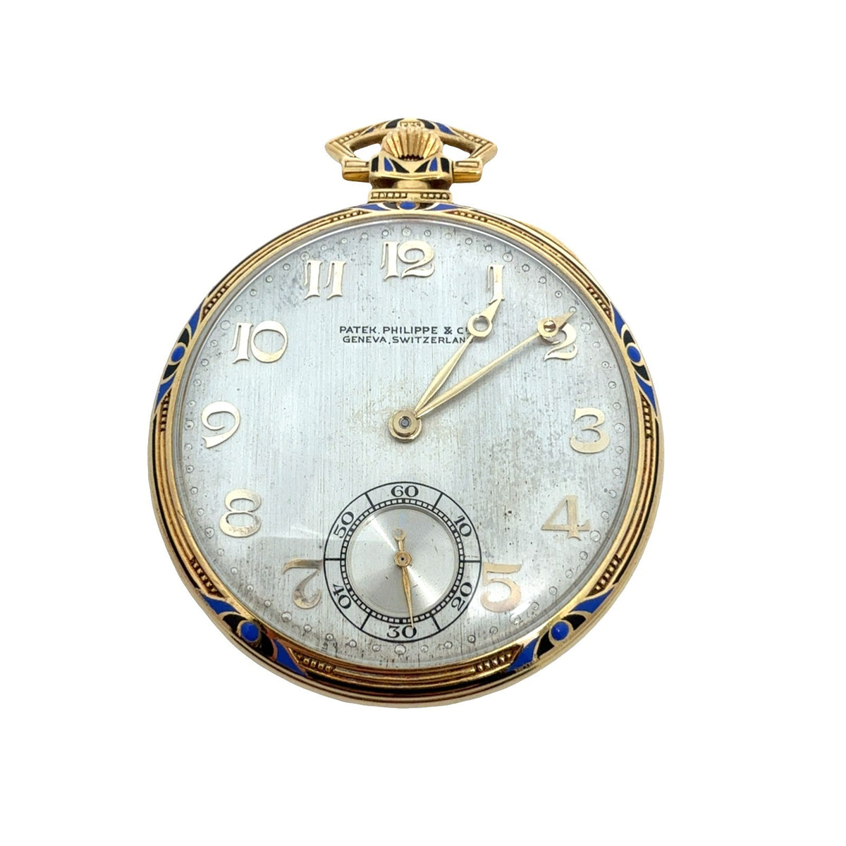 Patek Philippe 18k Yellow Gold Pocketwatch and 14k Yellow Gold Fob Chain11