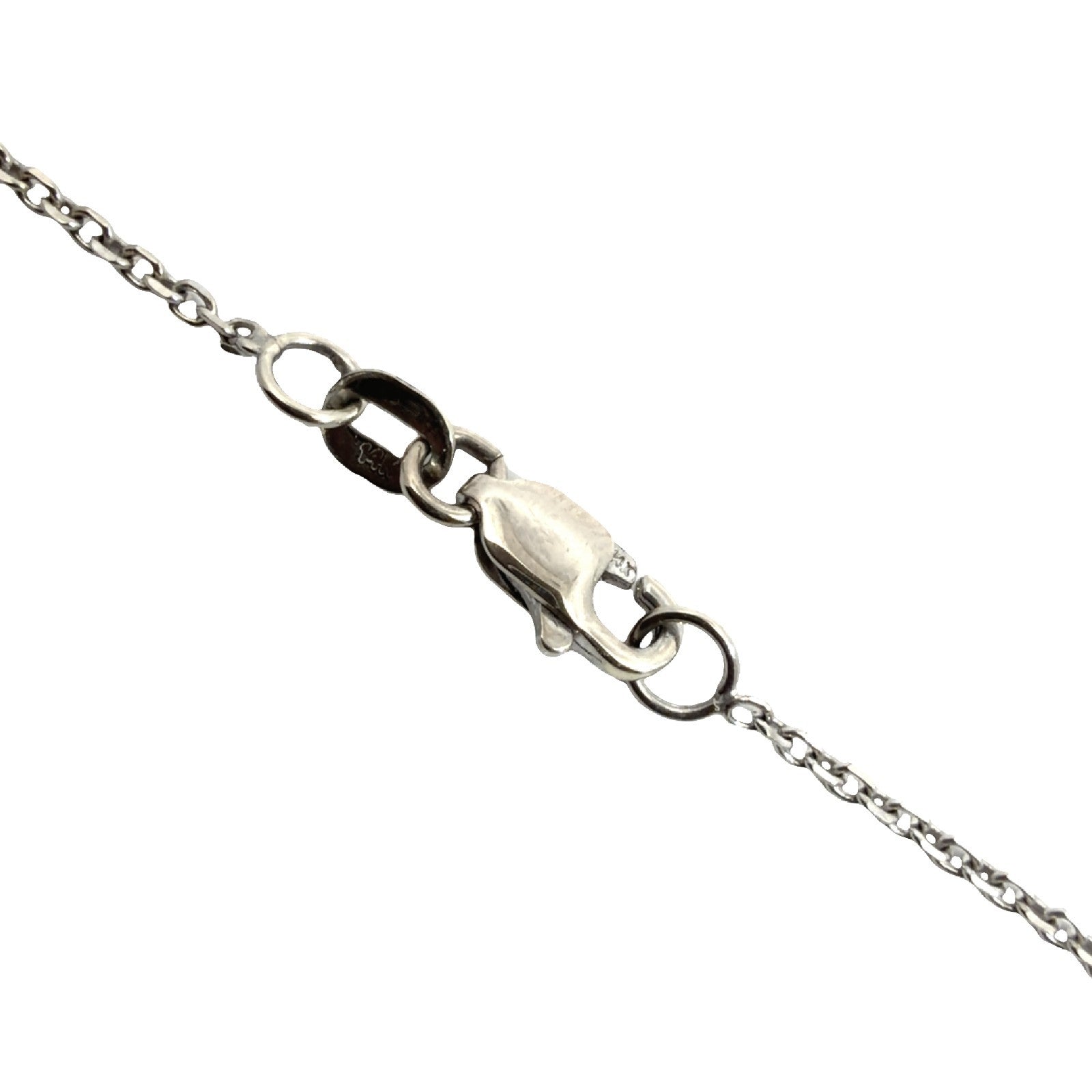 14k White Gold Heart-Cut Solitaire 2.29tcw Diamond Pendant Necklace 18"4