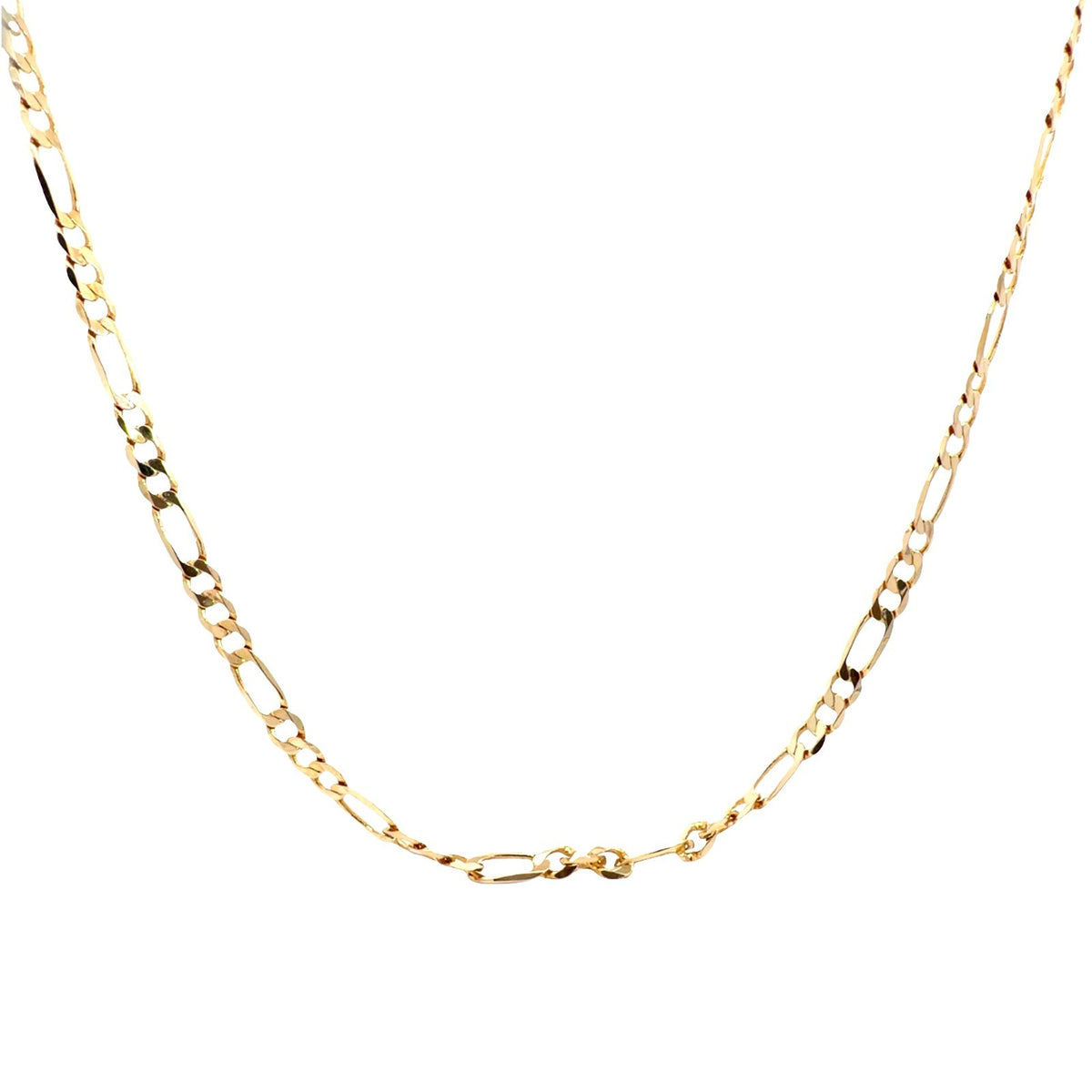 14k Yellow Gold Figaro Link Chain 20&quot;0