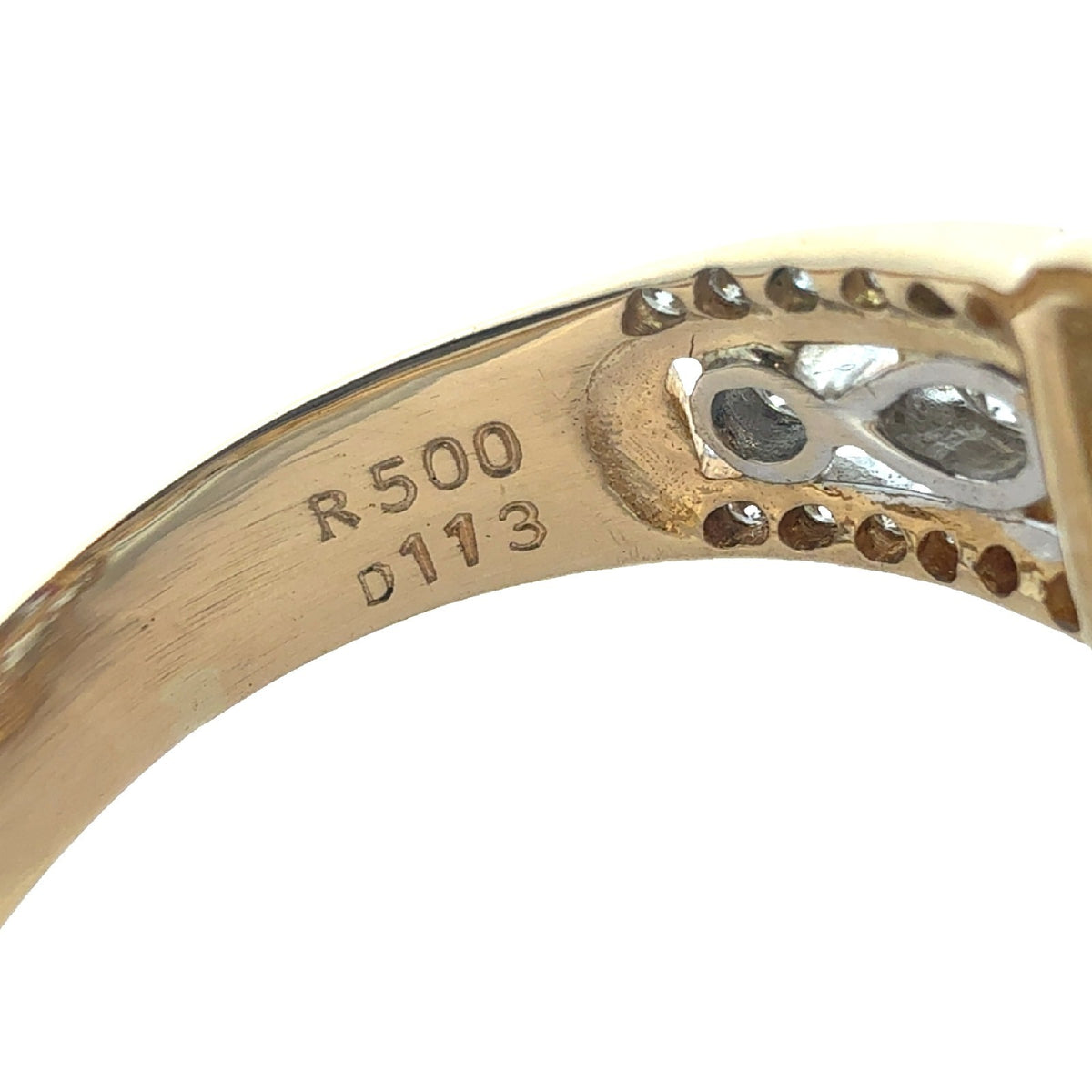 18k Yellow Gold Two Toned 1.13ctw Diamond & 5.00ctw Ruby Cocktail Ring Size 7.56