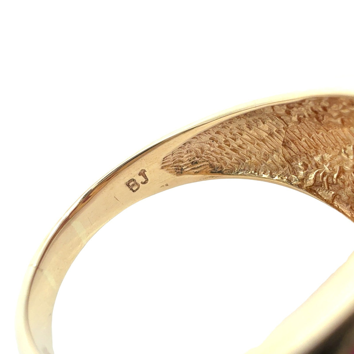 Vintage 14k Yellow Gold 0.03cttw Diamond and 0.82cttw Ruby Dome Cocktail Ring5