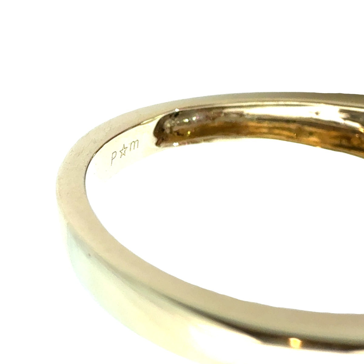 Vintage 10k Yellow Gold 0.87ctw Ruby and 0.19ctw Diamond Cocktail Ring Size 75