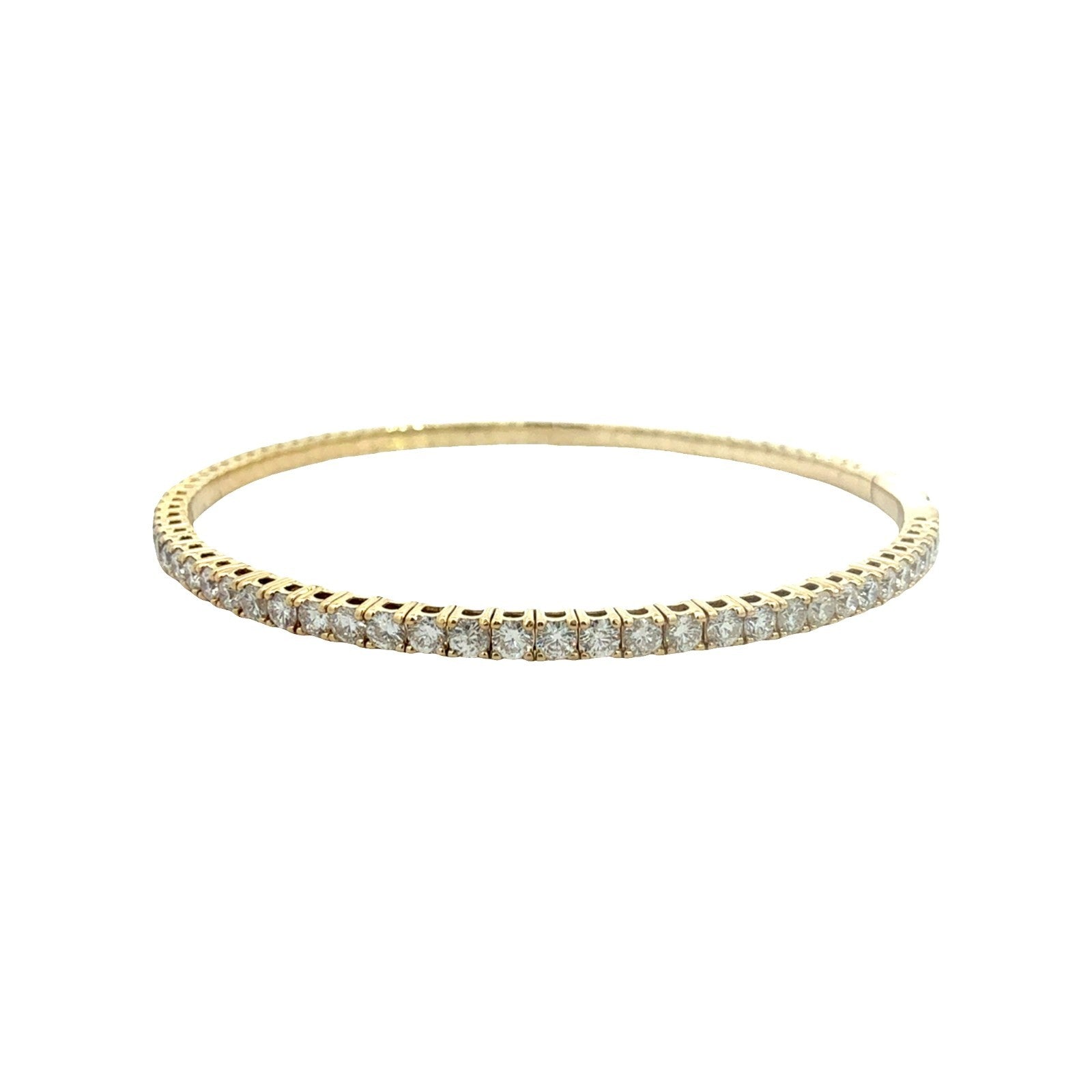 The Jewel Box 14k Yellow Gold 2.16ctw Diamond Flex Bangle1