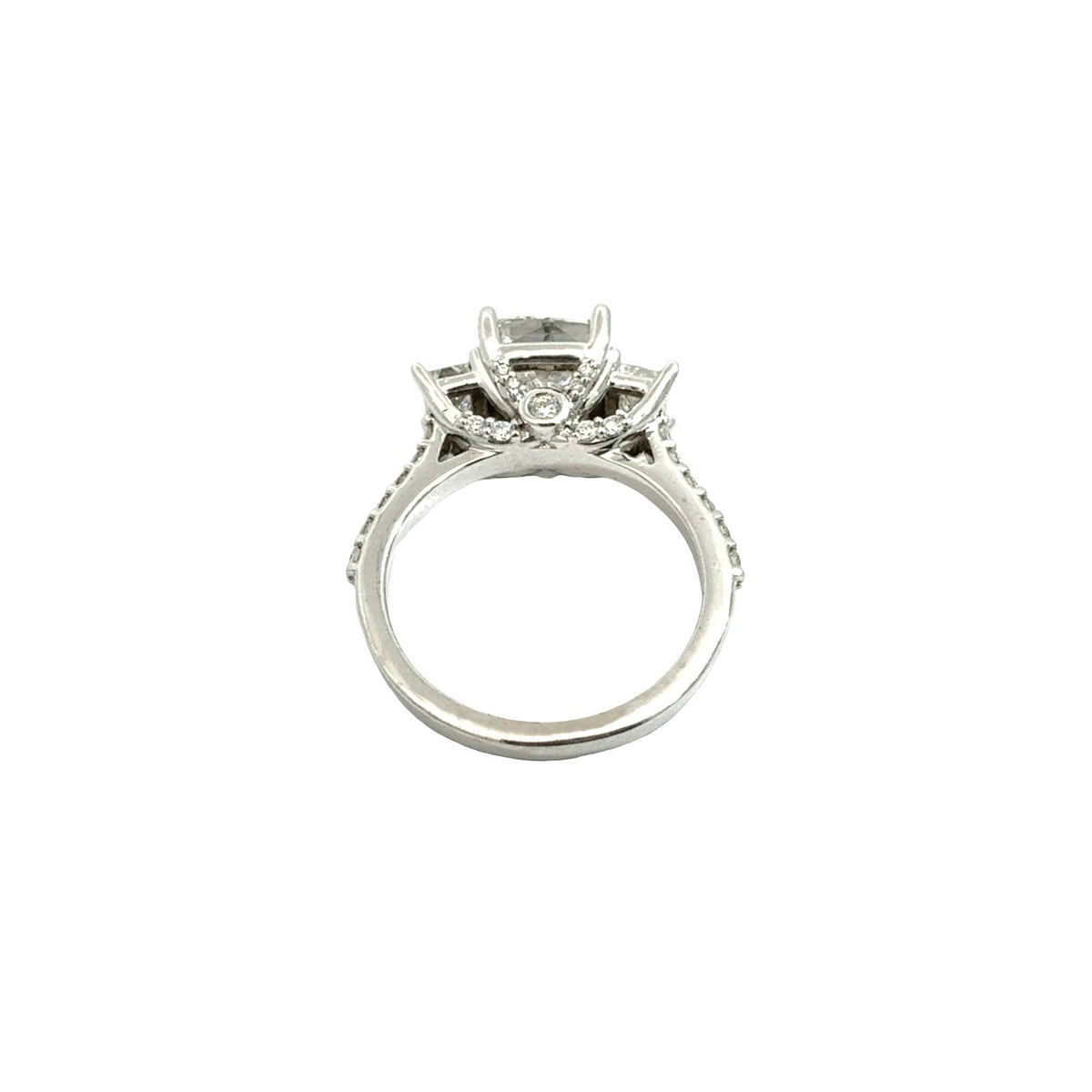 Pnina Tornai 14k White Gold 3.30cttw Cushion-Cut Diamond Multi-Stone Bridal Set6