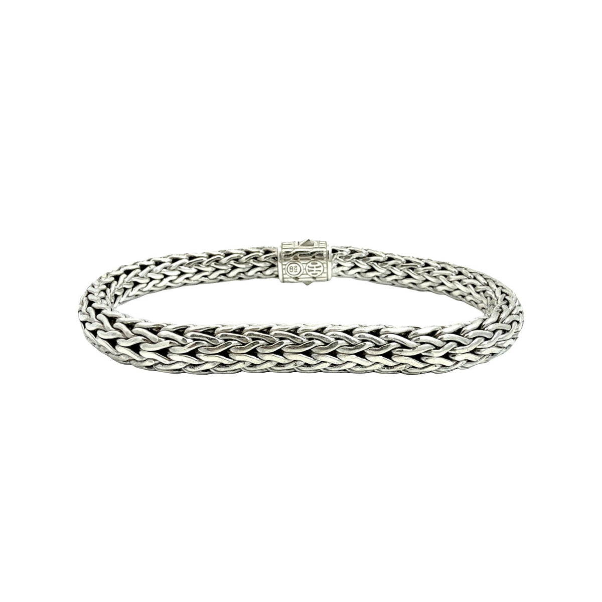 John Hardy Sterling Silver 0.34cttw Spinel Icon Chain Bracelet3