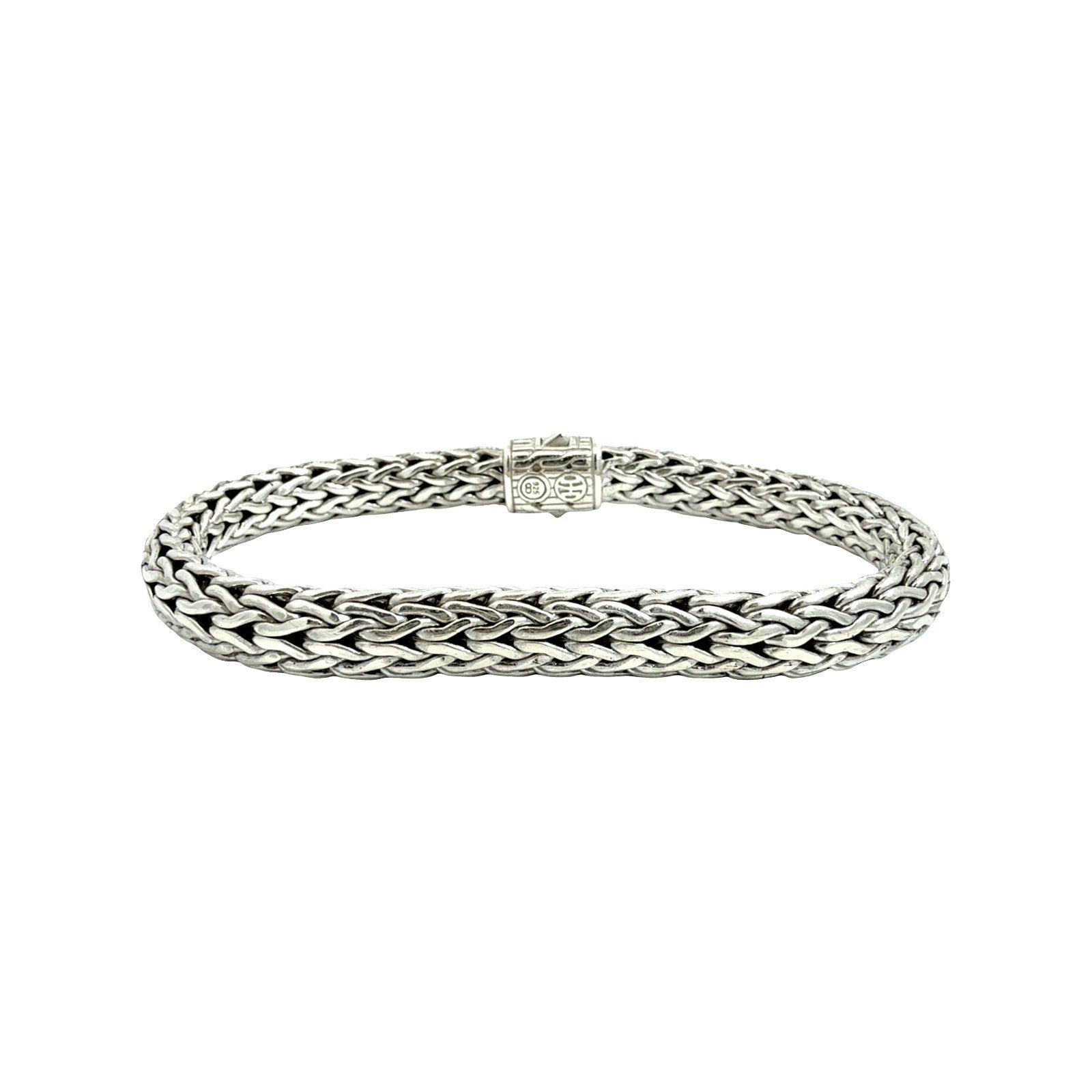 John Hardy Sterling Silver 0.34cttw Spinel Icon Chain Bracelet3