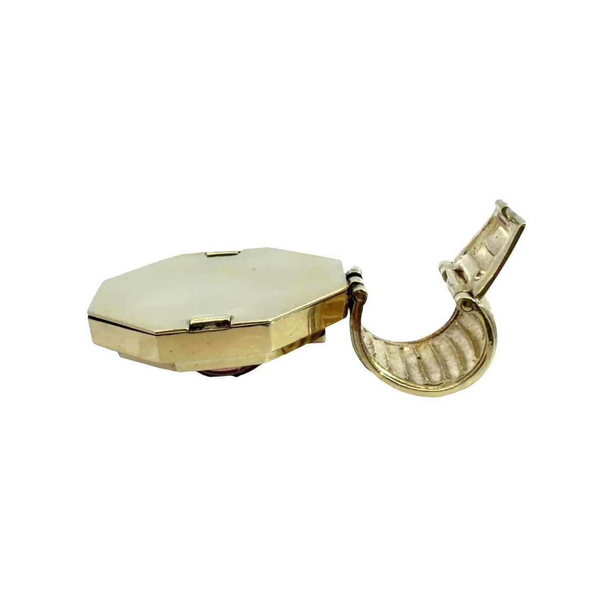 David Yurman 14k Yellow Gold Pendant with Tourmaline5