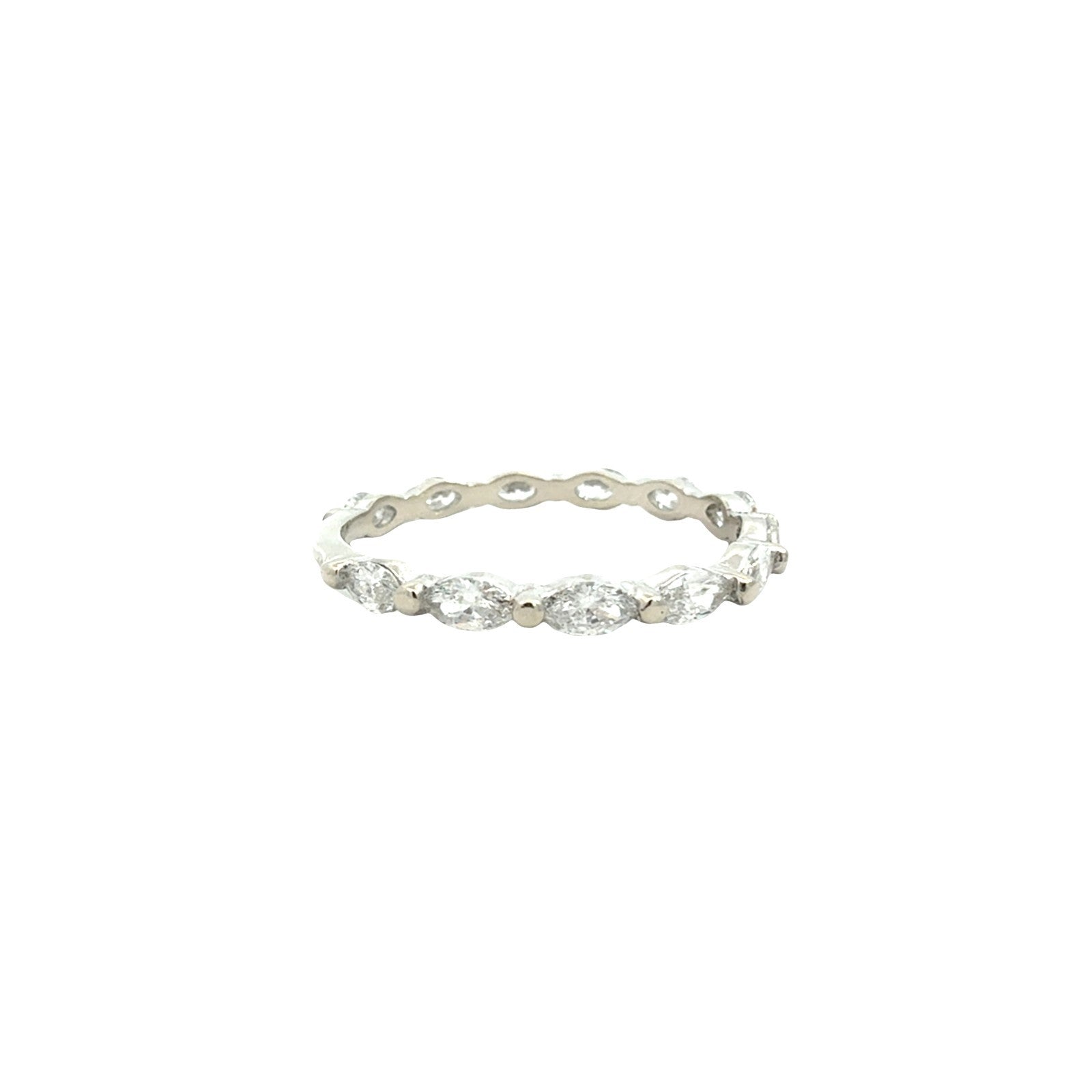 14k White Gold 2.04cttw Oval Halo Diamond Engagement Ring and Band Bridal Set 11
