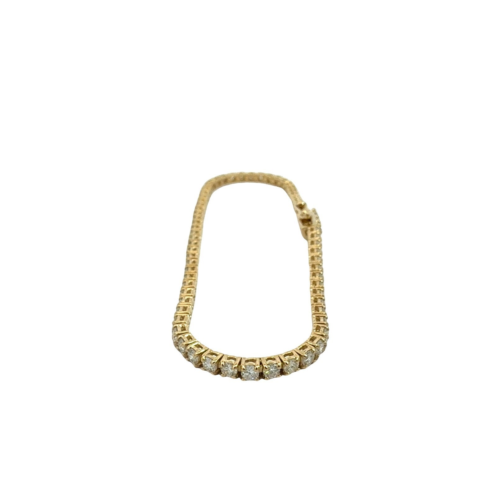 14k Yellow Gold and 3.56cttw Diamond Tennis Bracelet4