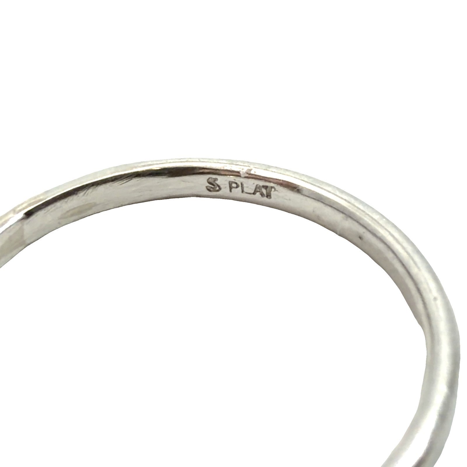 Platinum Wedding Ring Set with Solitaire Round Cut 1.50cttw Diamond Size 76