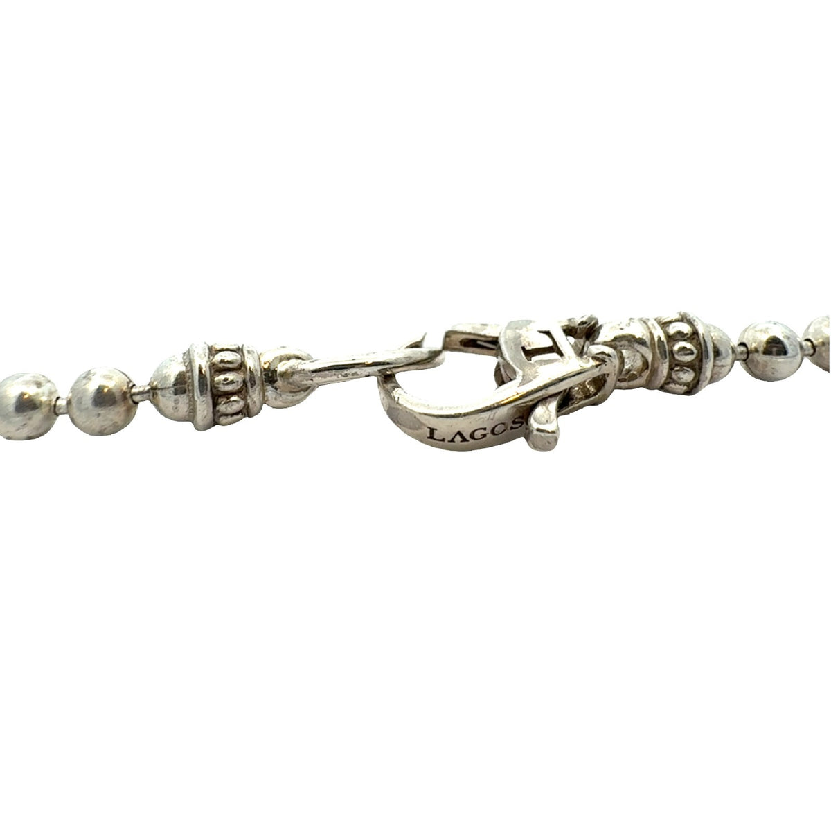 LAGOS Sterling Silver & 18k Yellow Gold Beloved Large Lock Necklace 18"7
