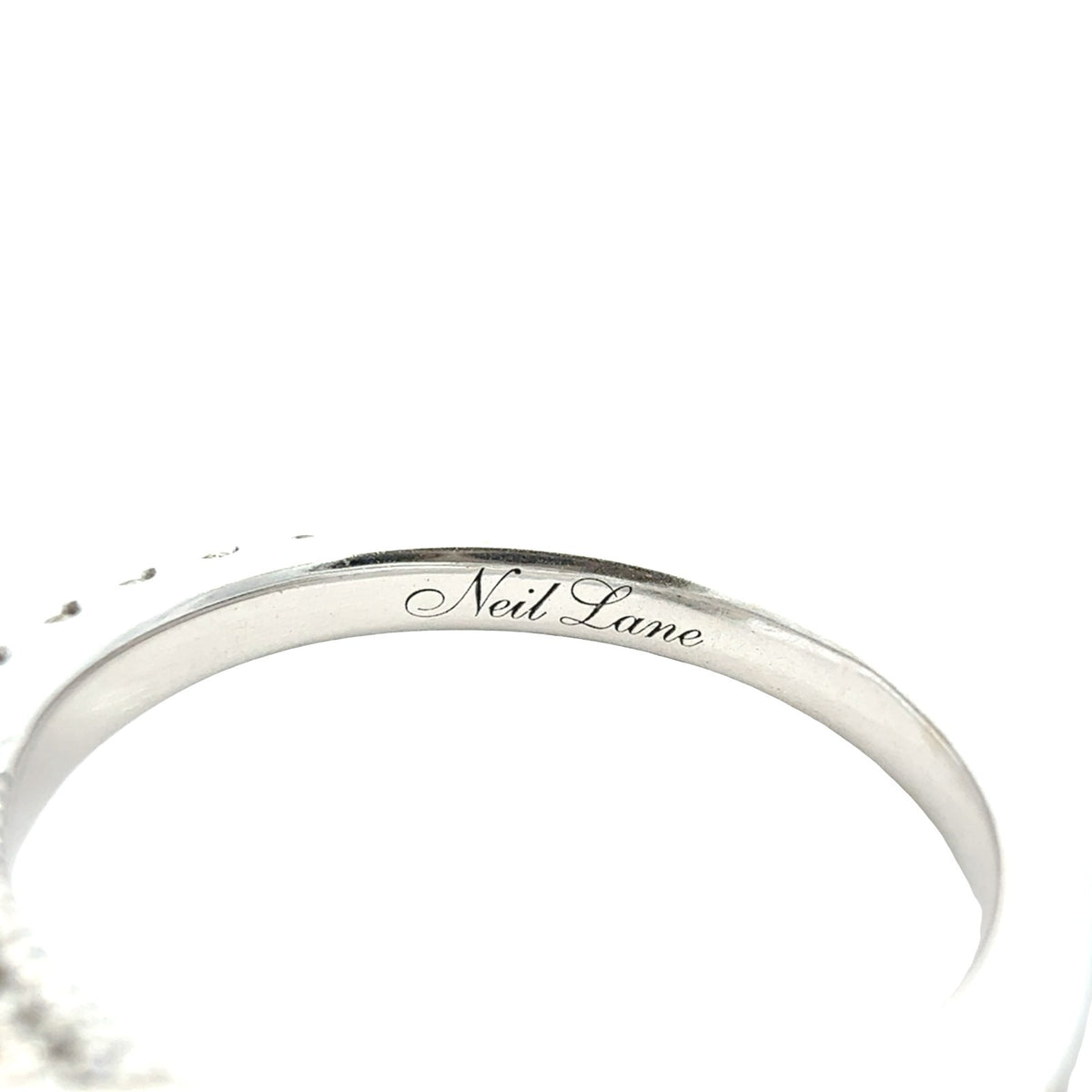 Neil Lane 14k White Gold Cushion-Cut 1.34cttw Diamond Halo Engagement Ring7