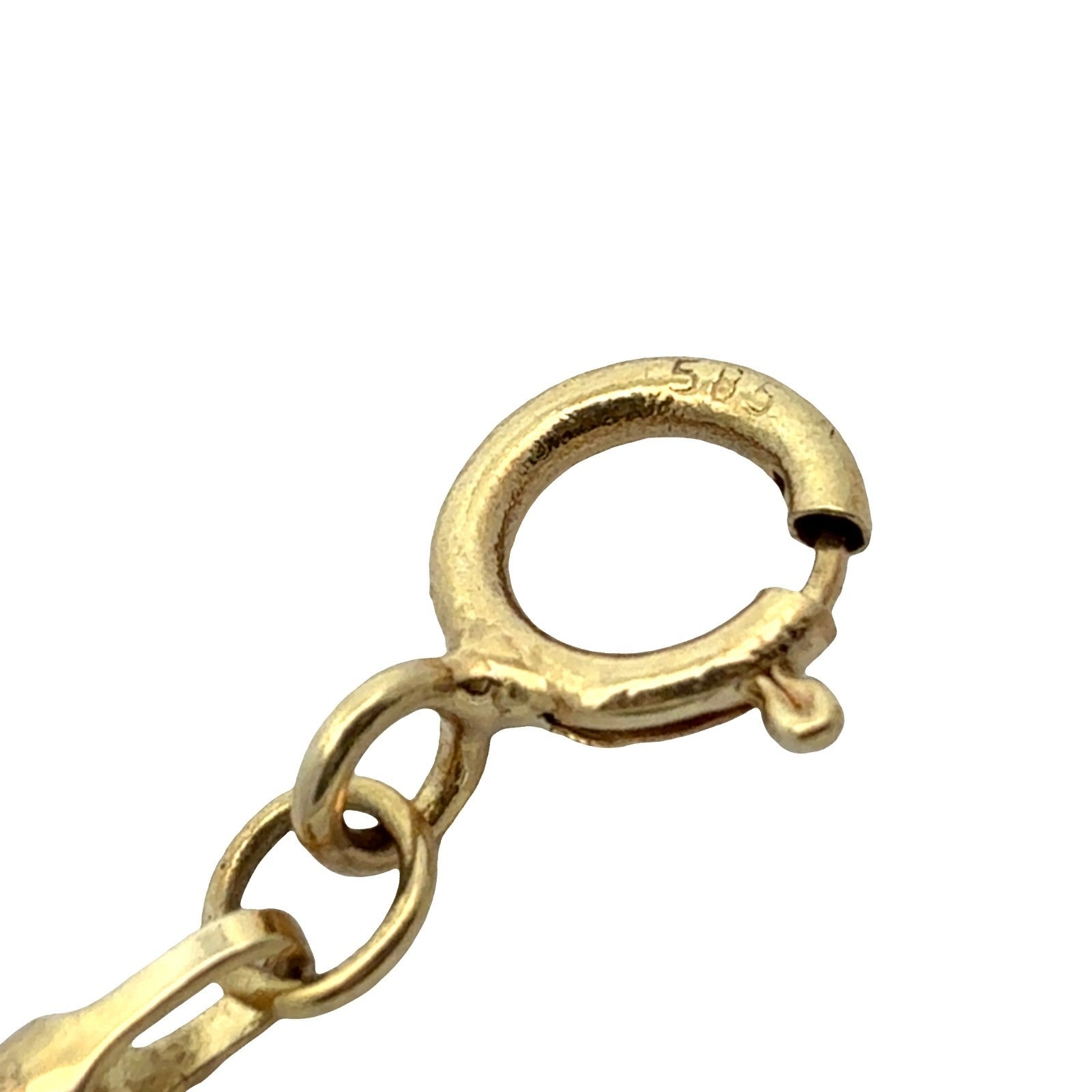 Vintage 14k Yellow Gold Necklace with 7.58ctw Citrine6