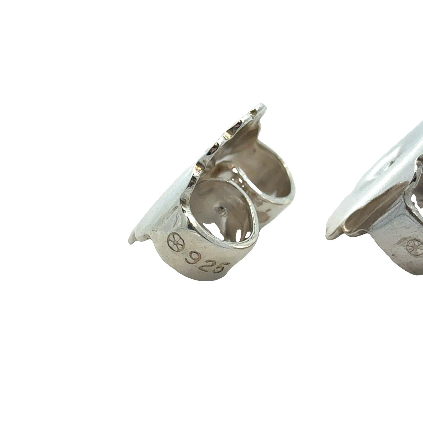 David Yurman Sterling Silver 14k Yellow Gold Topaz Cookie Cable Stud Earrings6