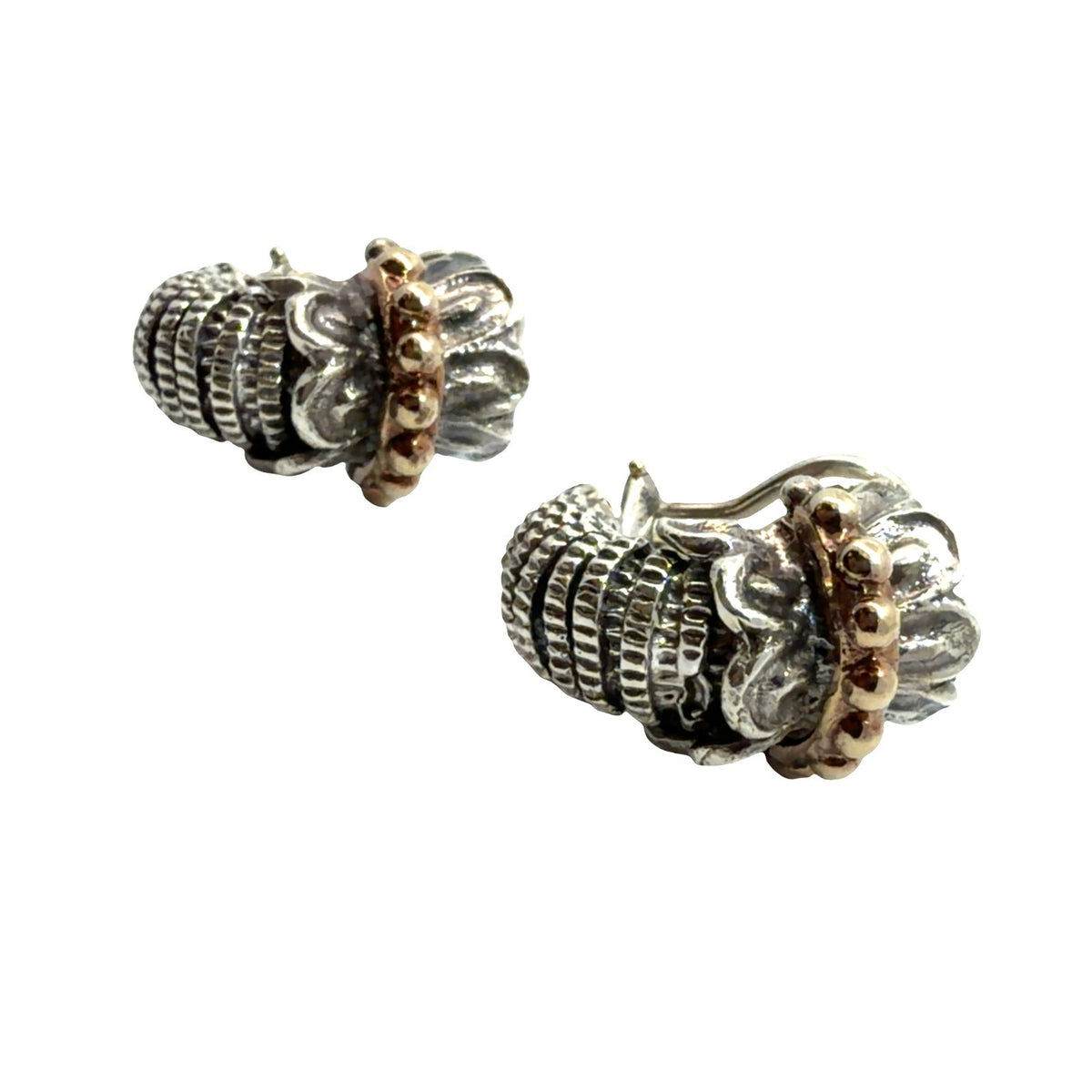 Alwand Vahan Sterling Silver 14k Yellow Gold Butterfly Earrings1