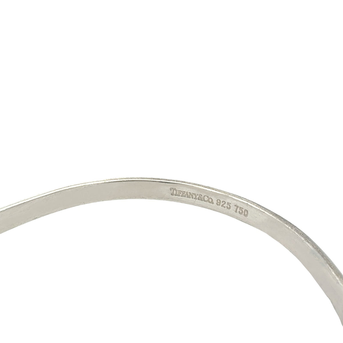 Tiffany & Co. Sterling Silver and 18k Yellow Gold Hook and Eye Bangle Bracelet6