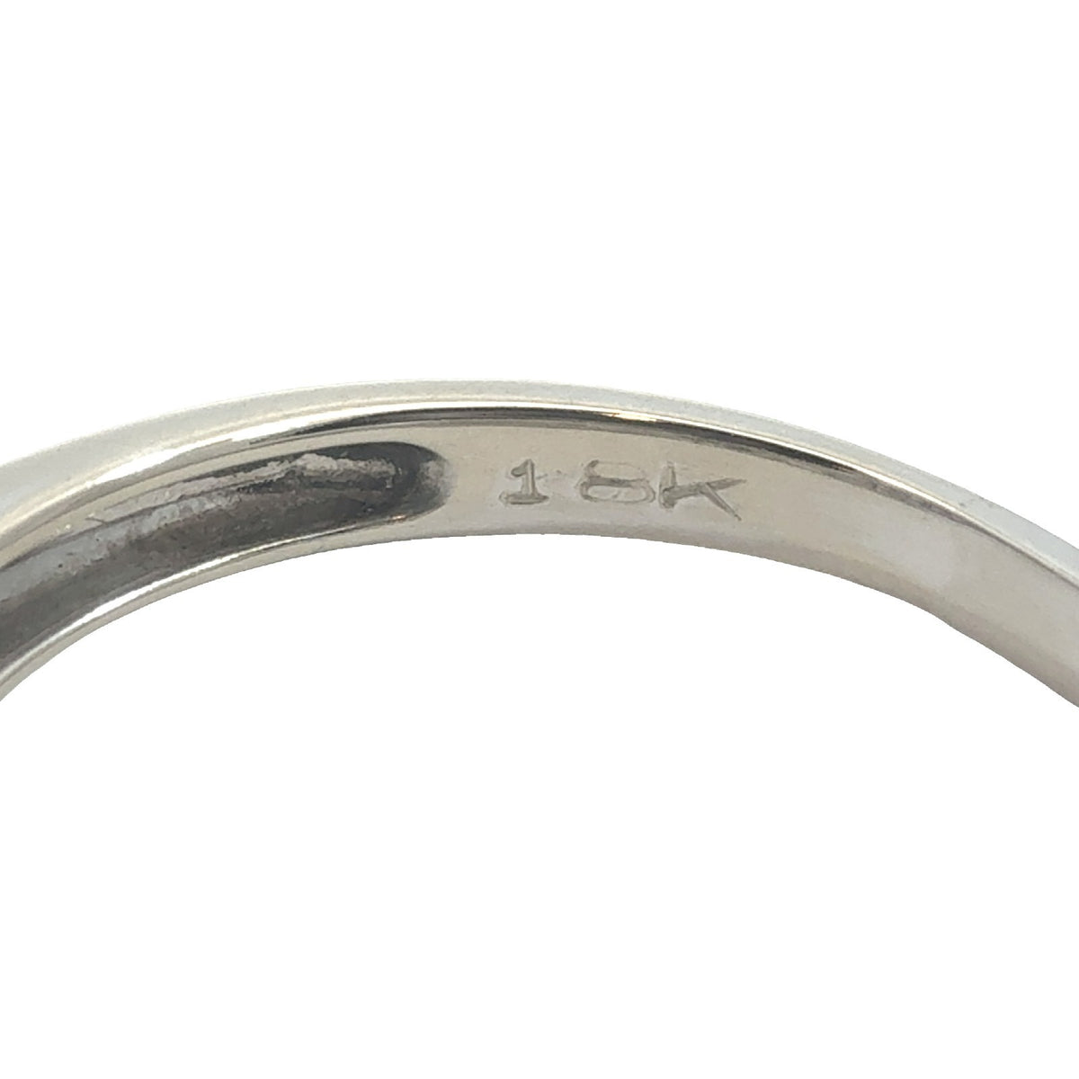 18k White Gold 1.67ctw (0.72ctw) Round & Princess Diamond Engagement Ring6