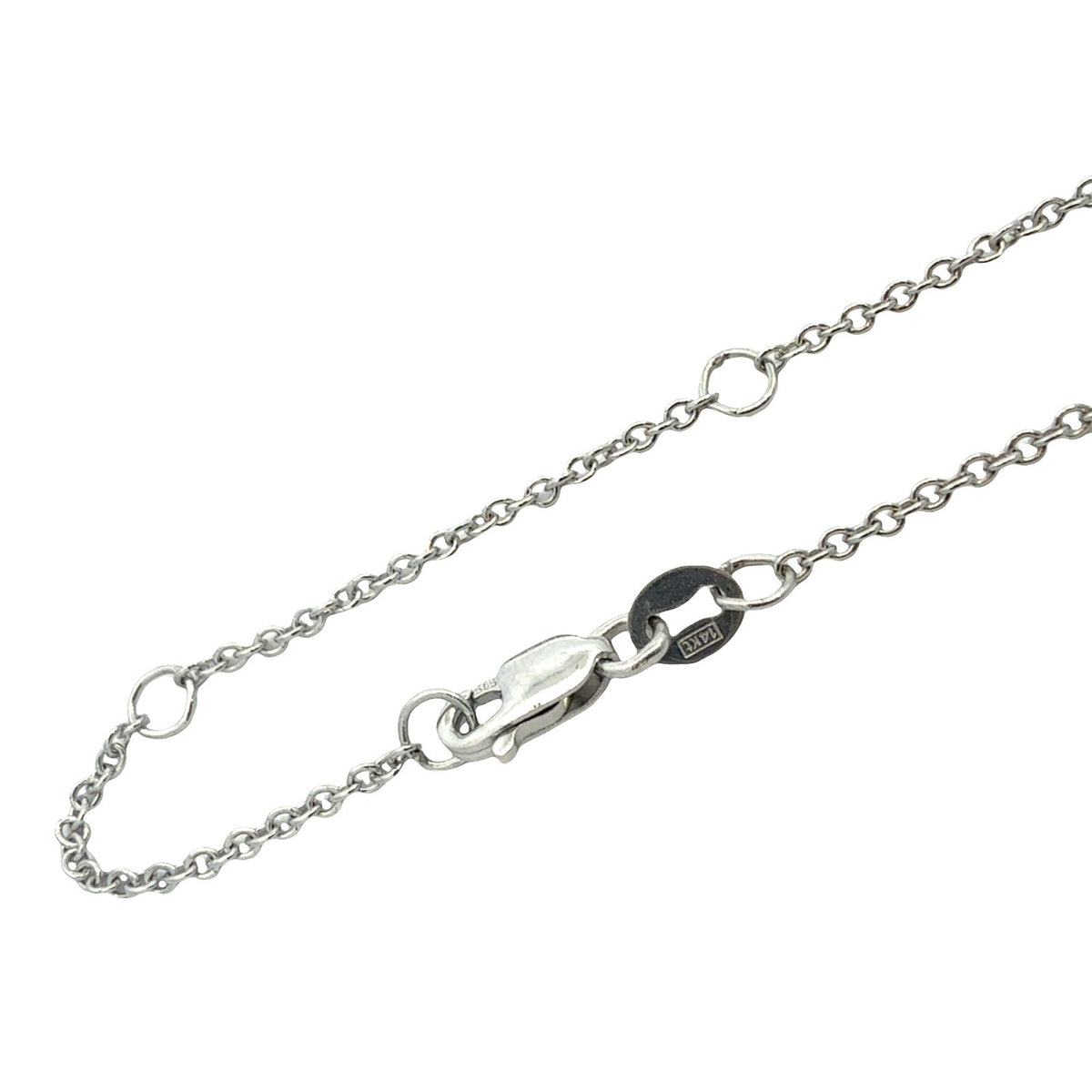 14k White Gold and 2.42cttw Diamond Cross Pendant Necklace6