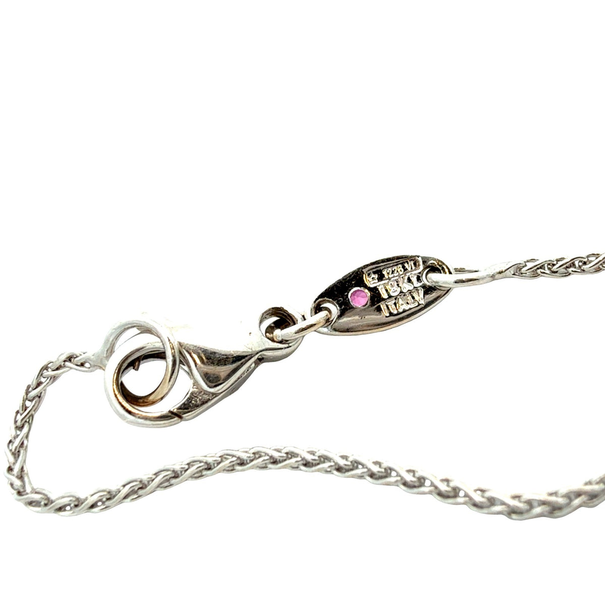 Roberto Coin 18k White Gold Three-Stone 0.71cttw Diamond Pendant Necklace8