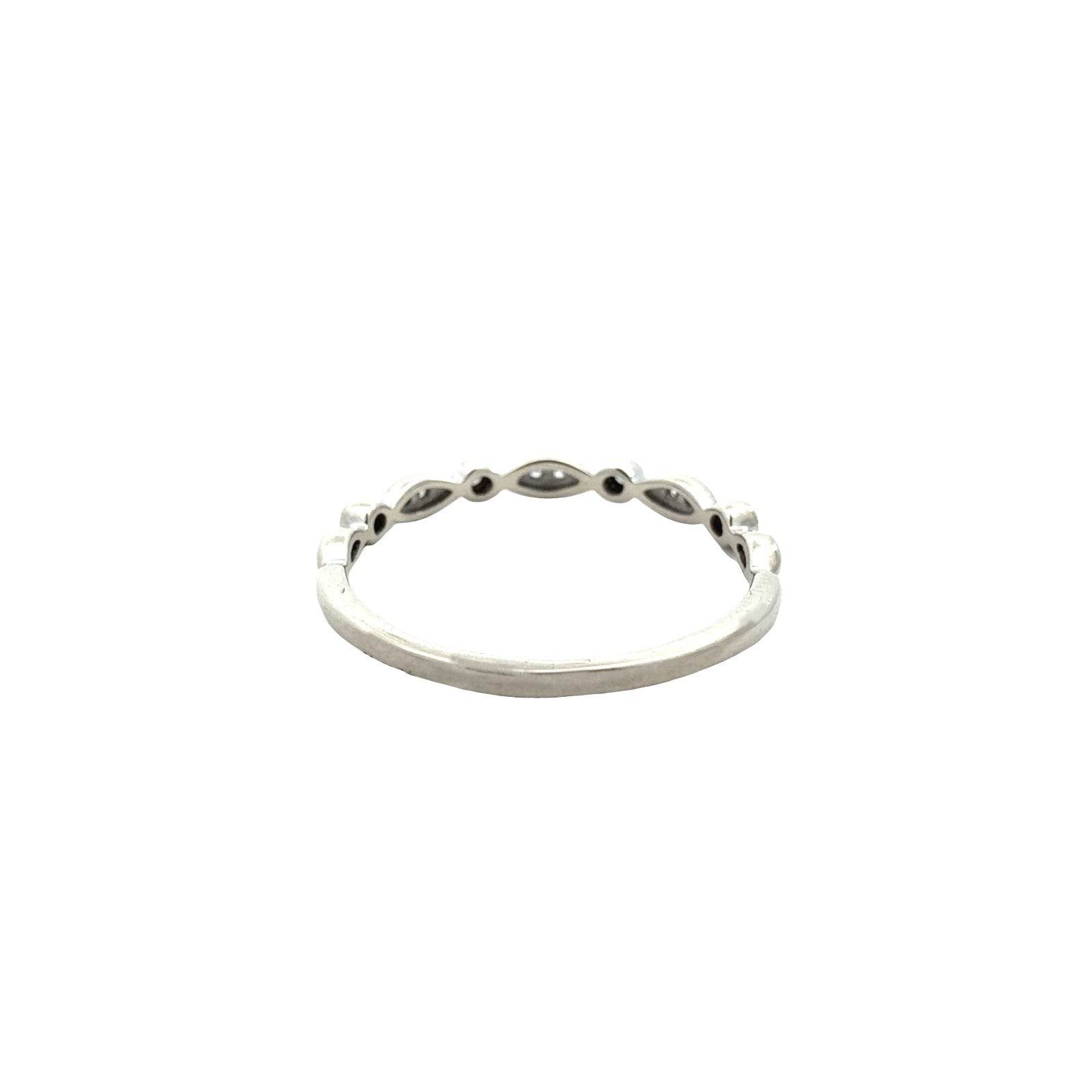 Vintage 10k White Gold 0.50cttw Diamond Wedding Set9