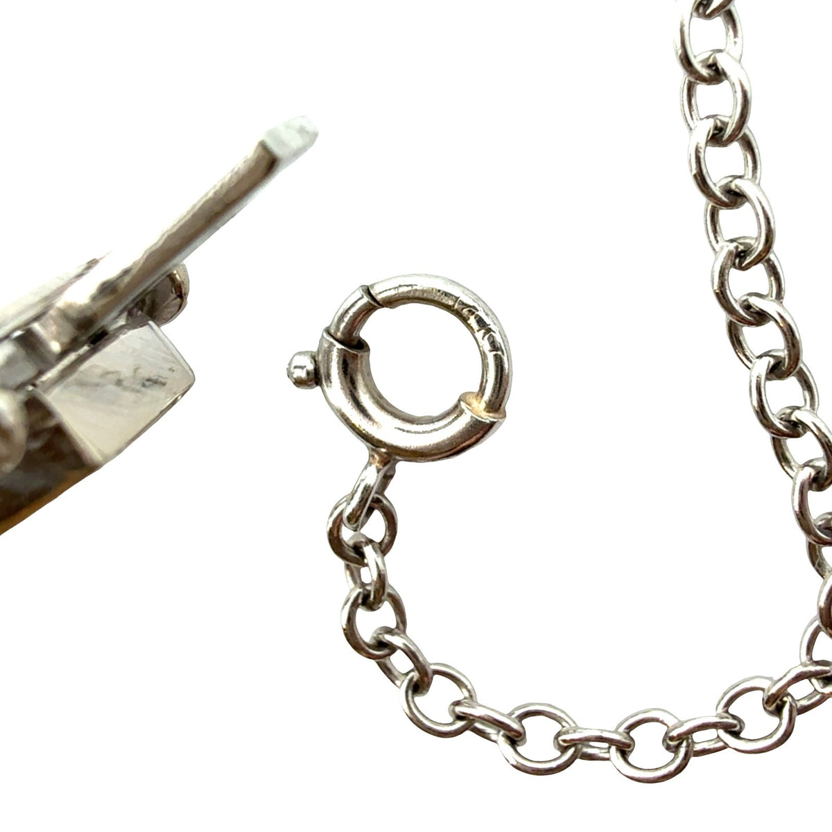 14k White Gold & 4.78cttw Diamond Box Link Tennis Bracelet6