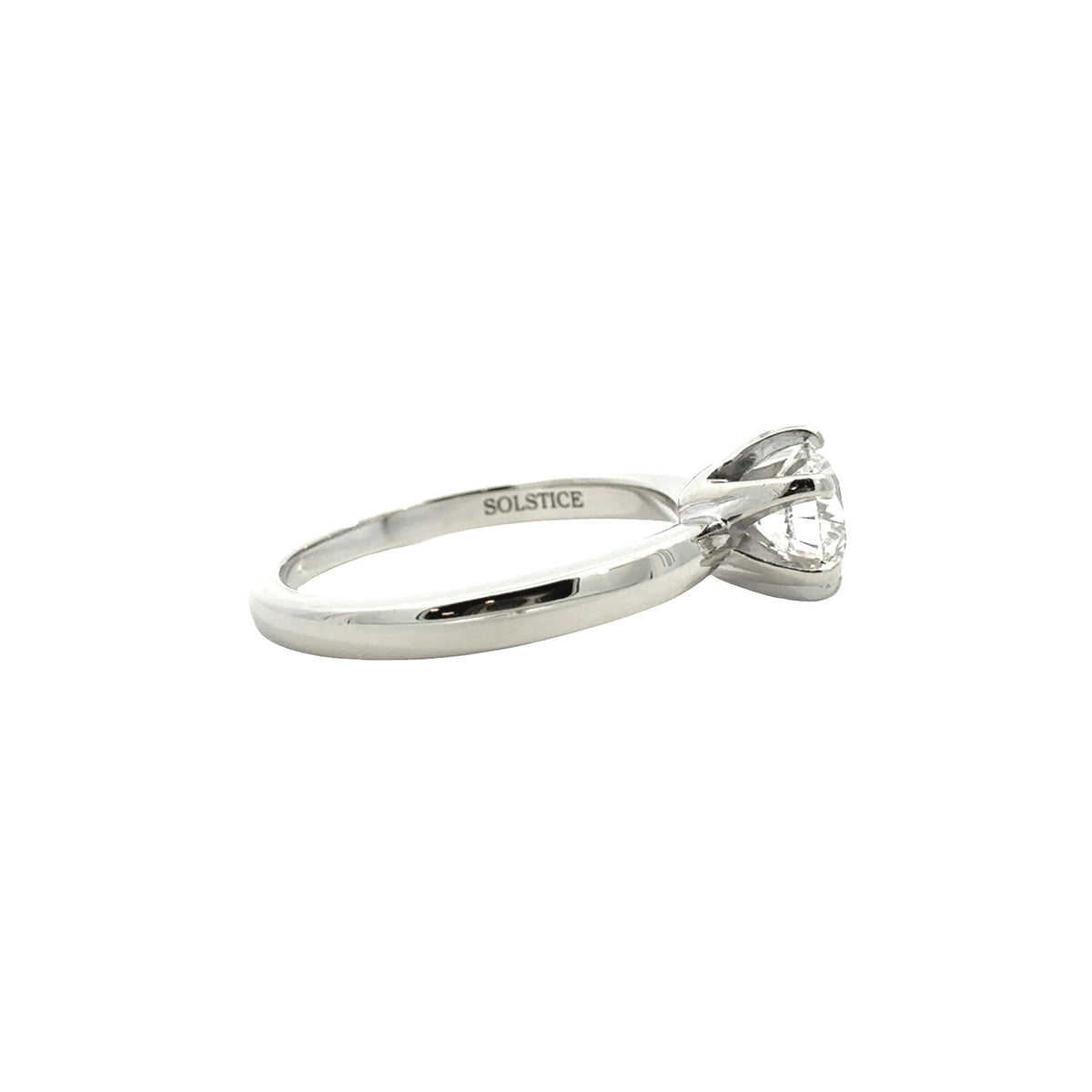 14k White Gold Solitaire 1.26tcw Lab-Grown Diamond Engagement Ring5