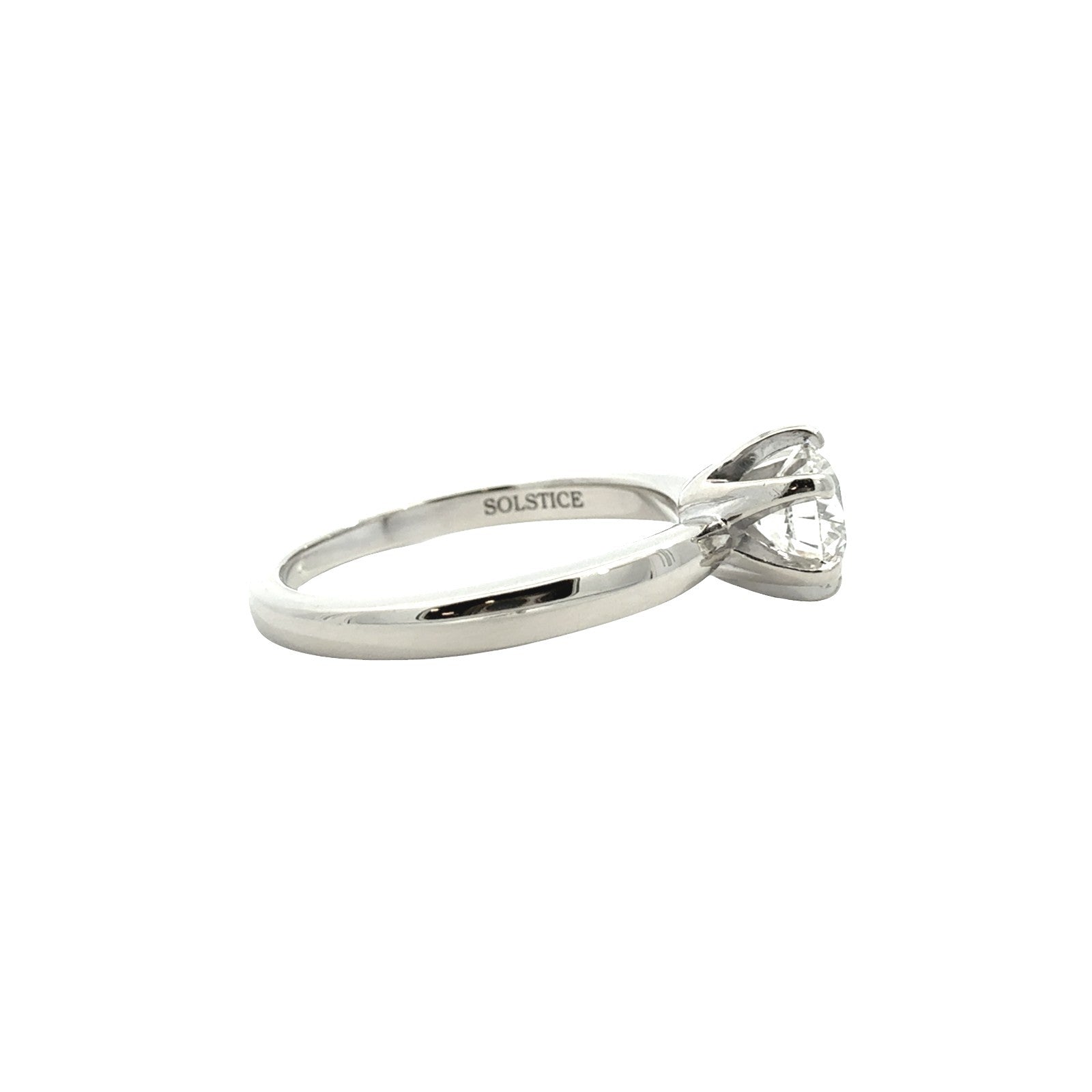 14k White Gold Solitaire 1.26tcw Lab-Grown Diamond Engagement Ring5