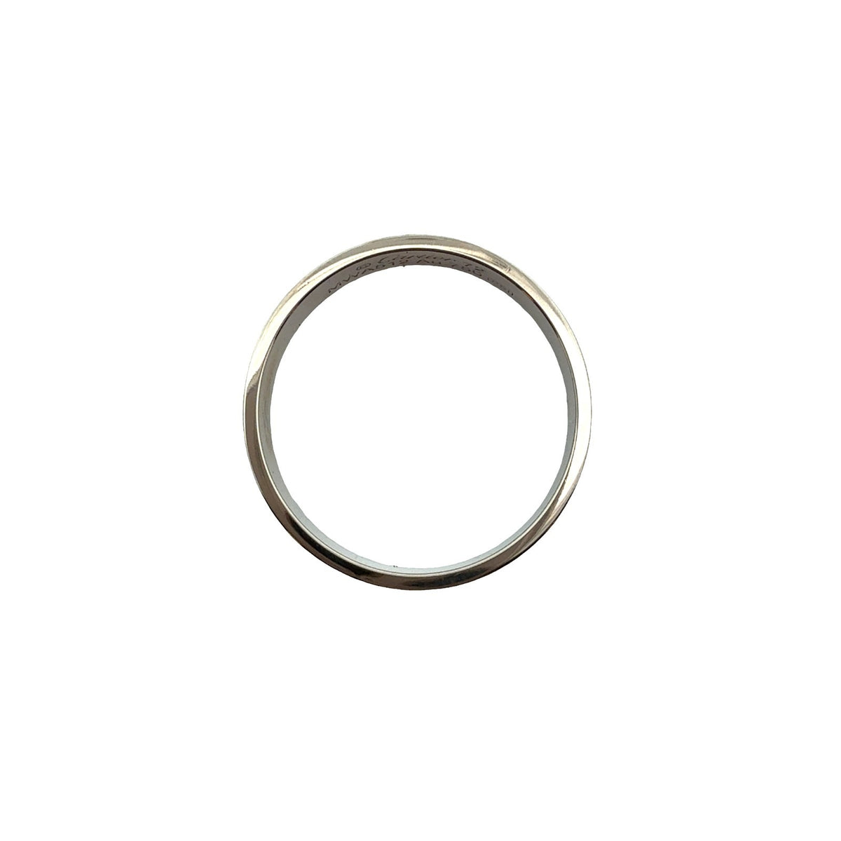 Men's 18k White Gold Cartier LOVE Ring Size 143